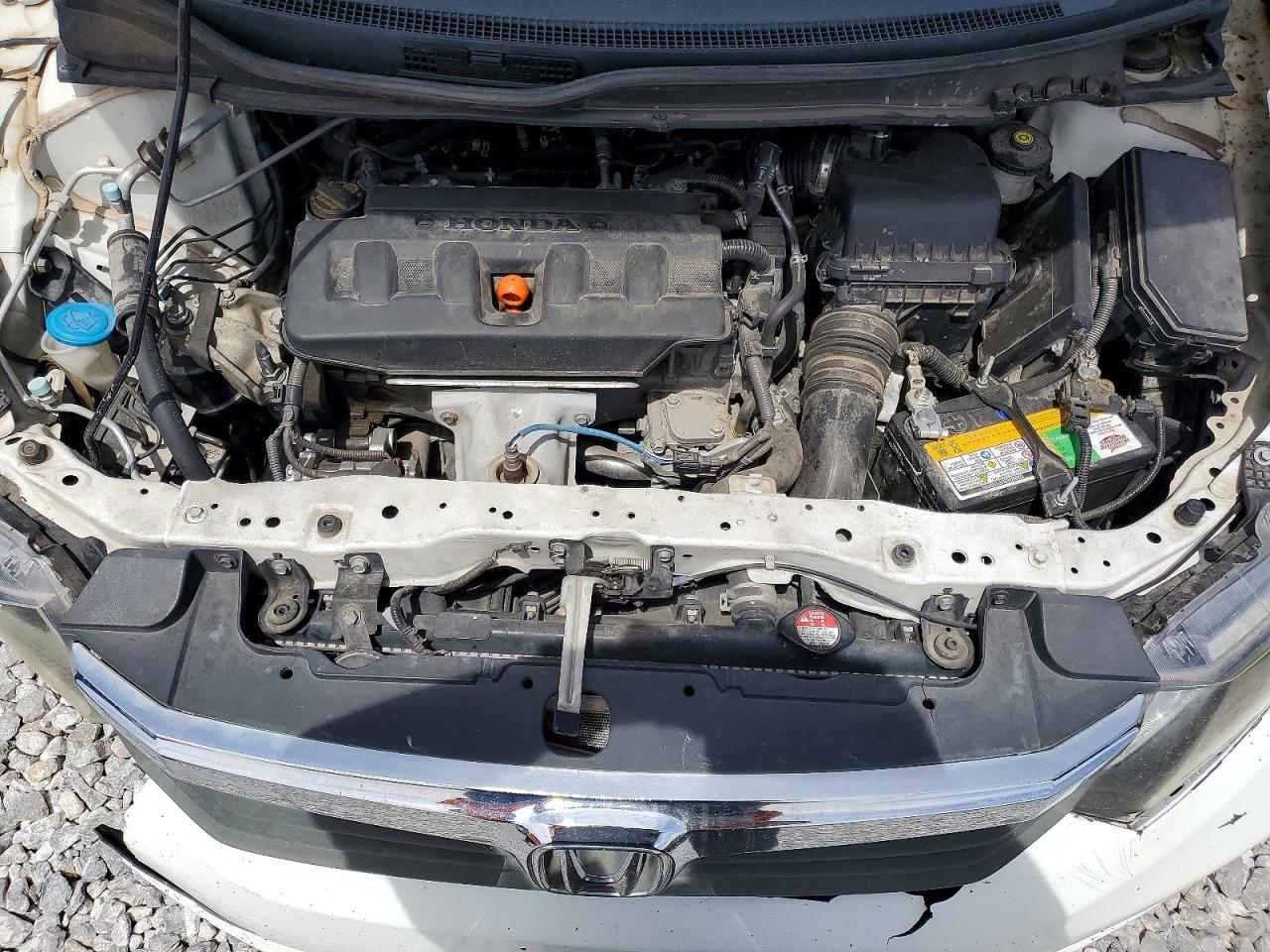 2012 Honda Civic Natural Gas Белый vin: 19XFB5F59CE003740