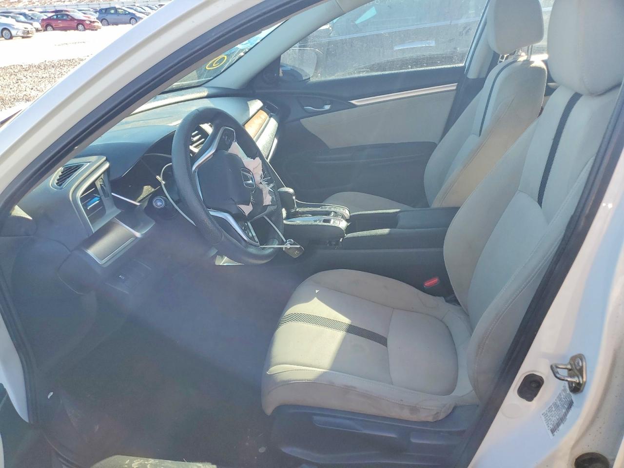 2016 Honda Civic Ex White vin: 19XFC1F30GE012711