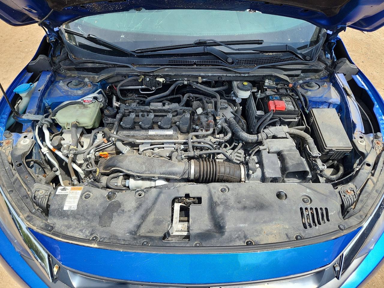 2017 Honda Civic Ex Blue vin: 19XFC1F30HE007946