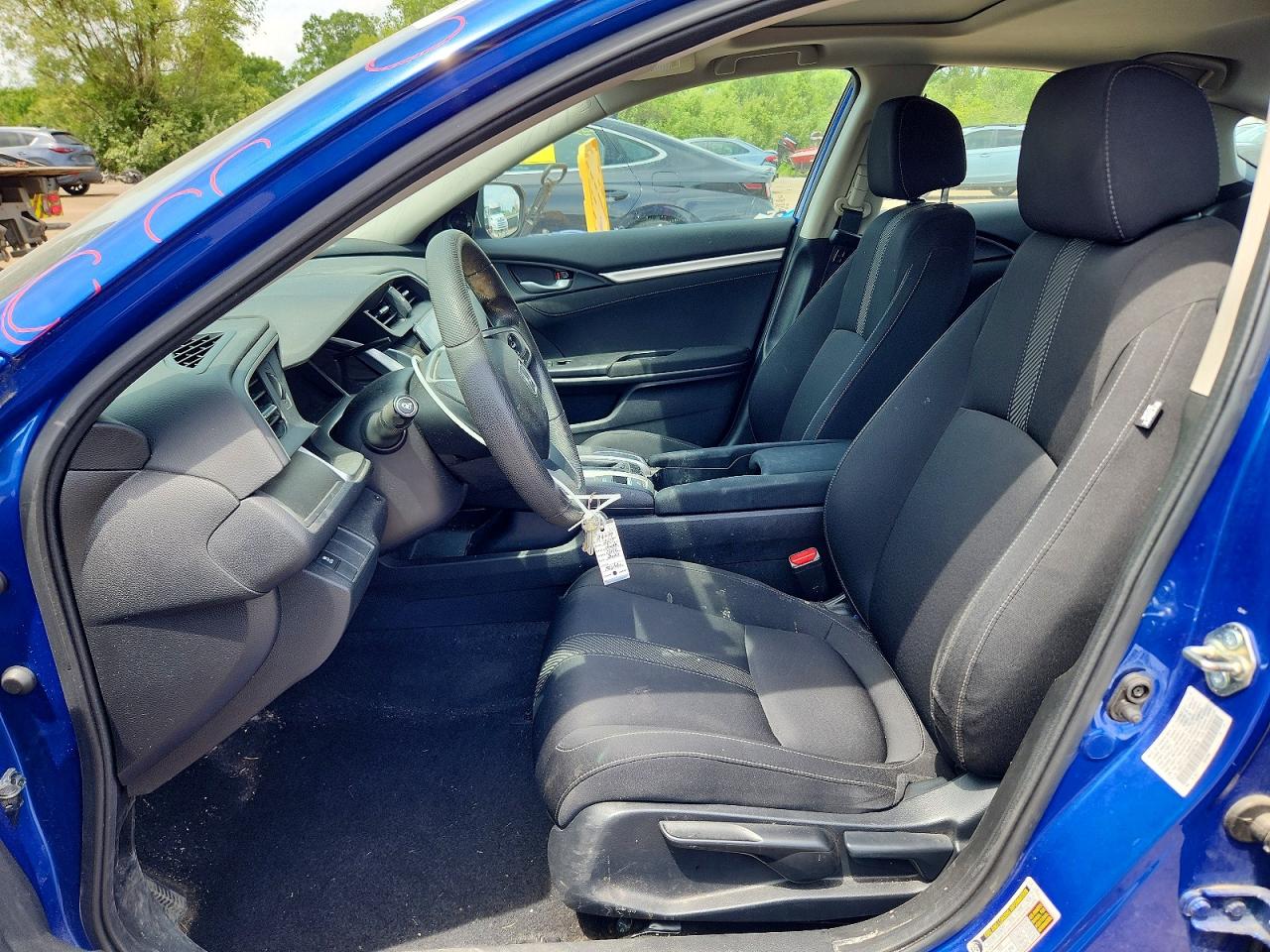 2017 Honda Civic Ex Blue vin: 19XFC1F30HE007946