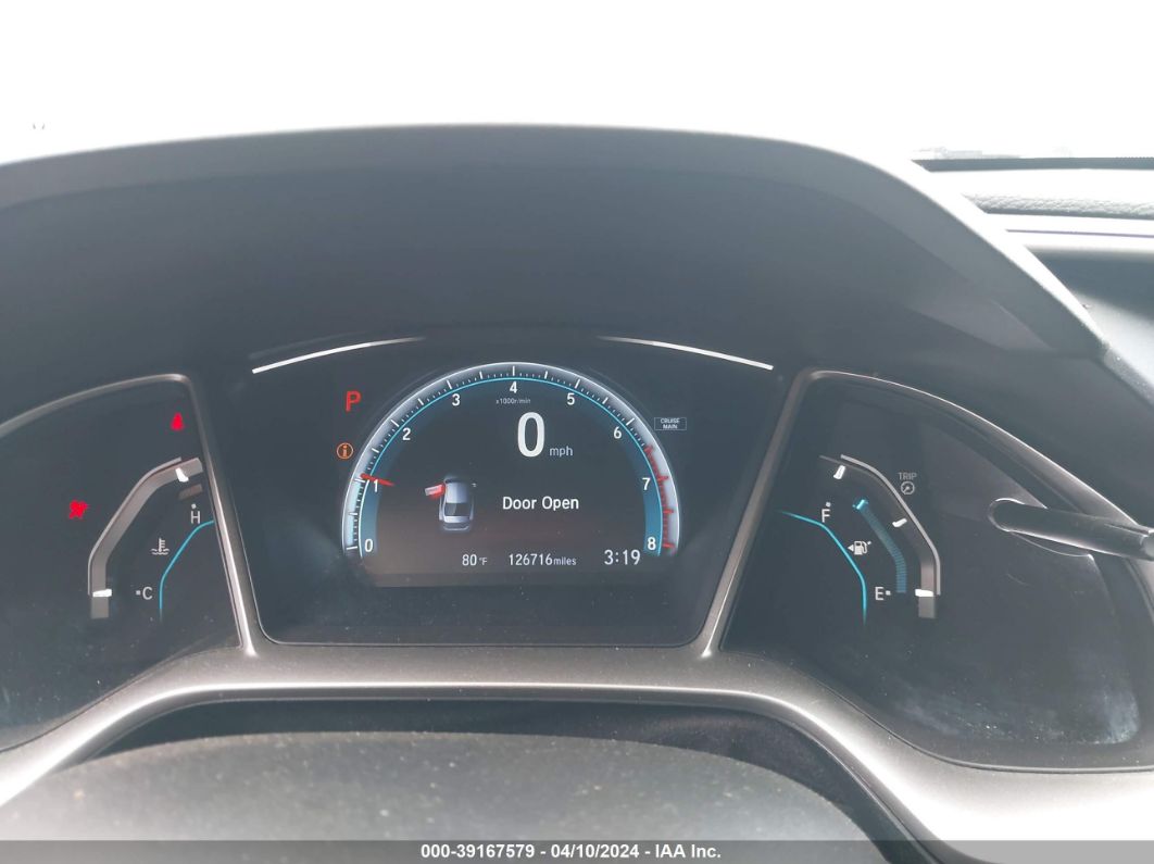 2018 Honda Civic Ex-t Синий vin: 19XFC1F30JE003773