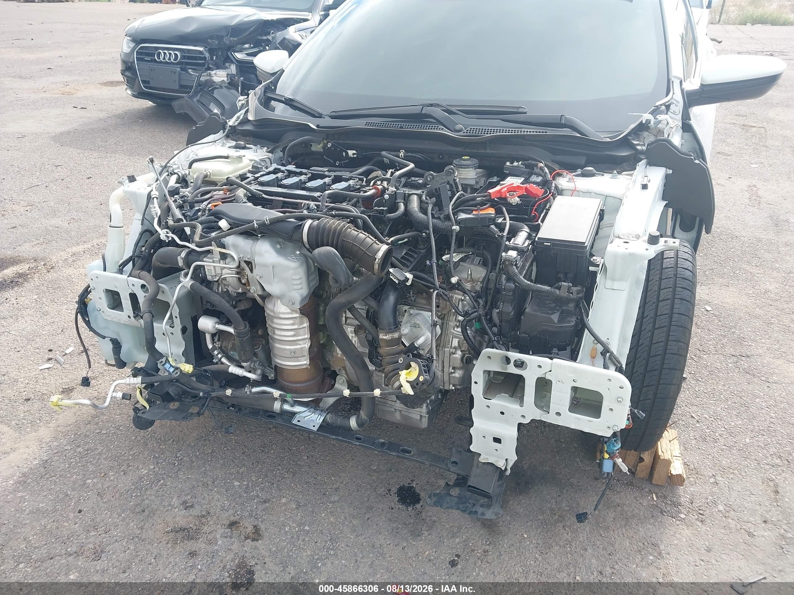 2021 Honda Civic Ex White vin: 19XFC1F30ME011568
