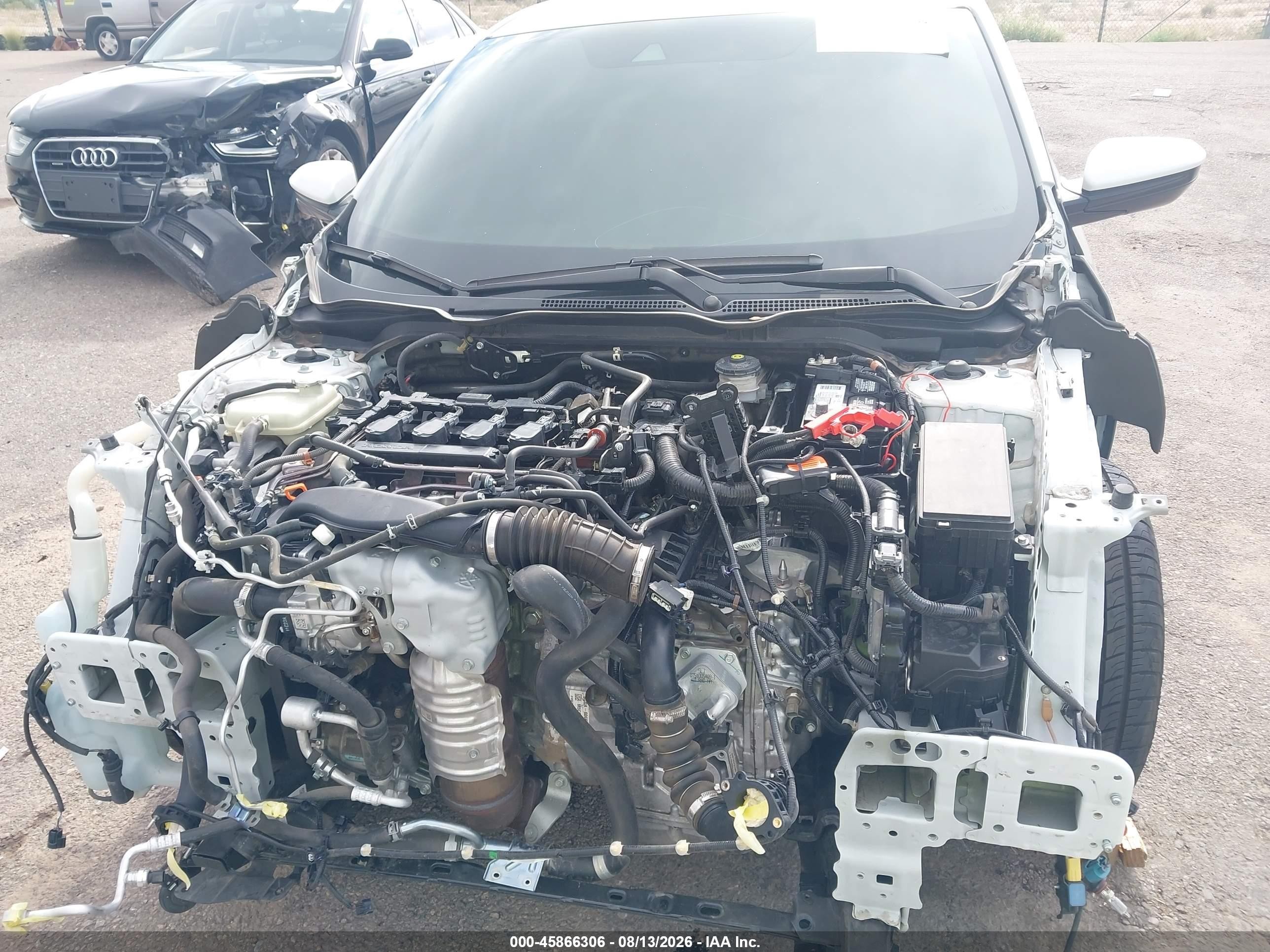 2021 Honda Civic Ex White vin: 19XFC1F30ME011568