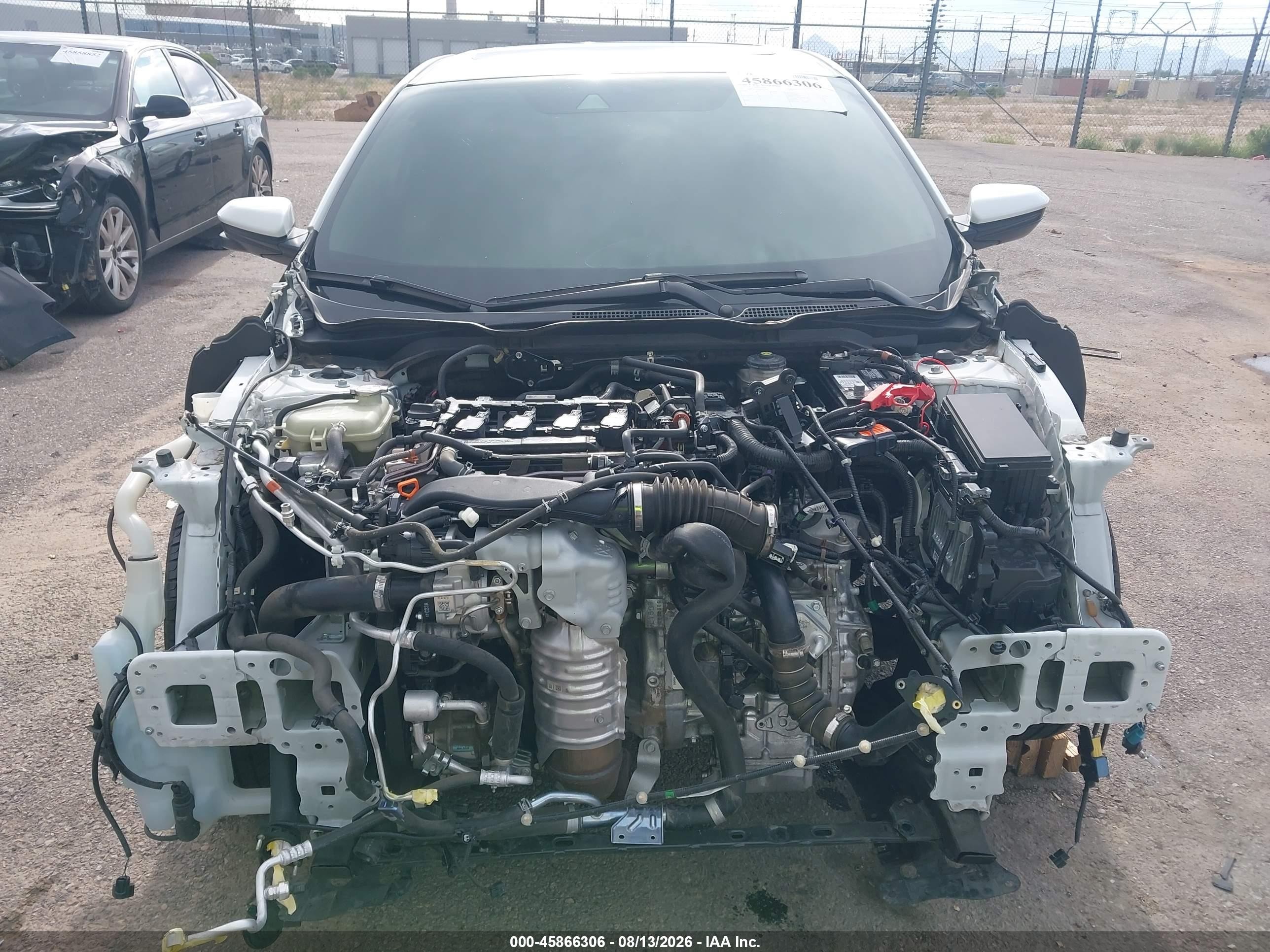 2021 Honda Civic Ex White vin: 19XFC1F30ME011568