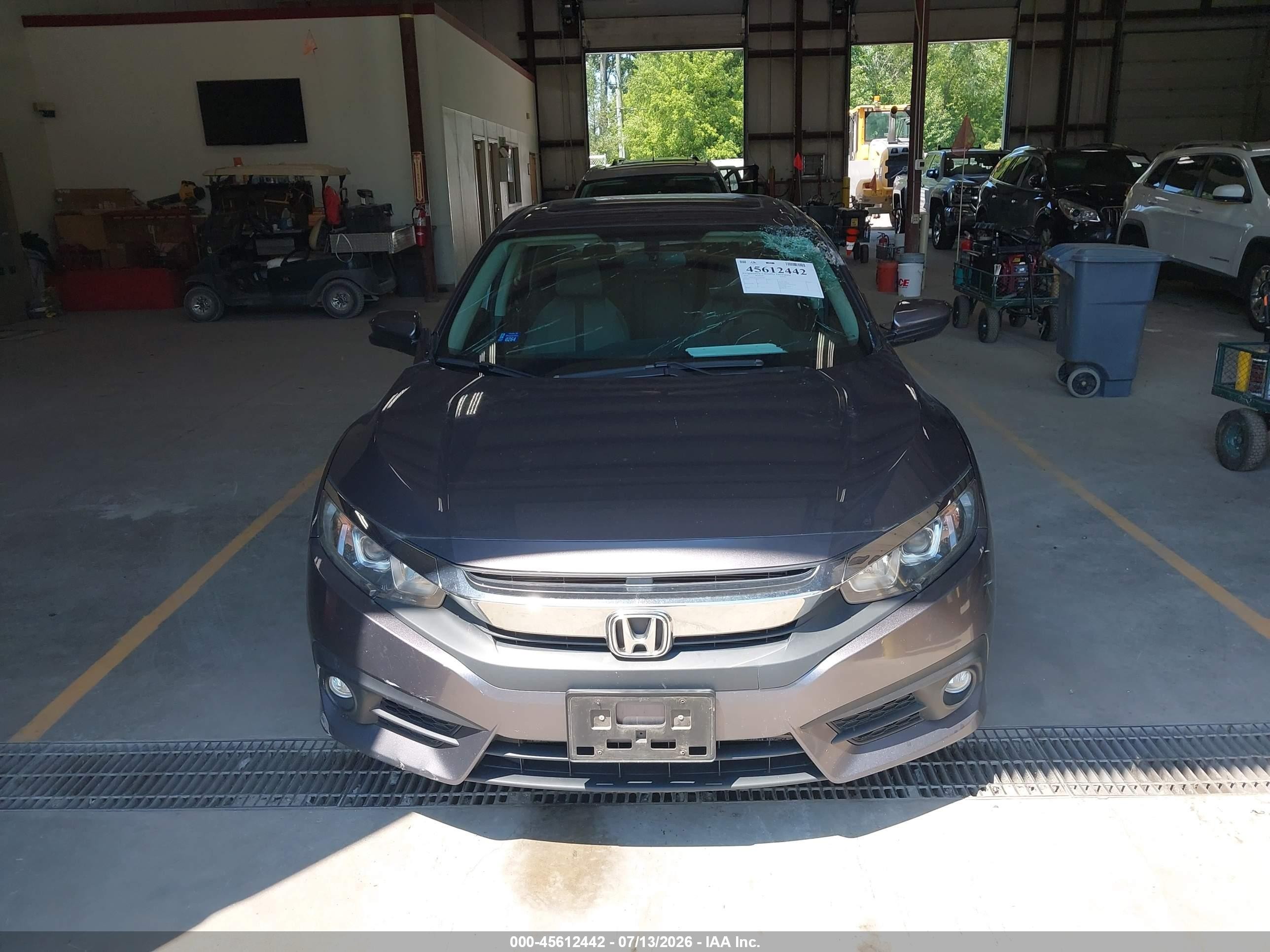 2016 Honda Civic Ex-t Серебряный vin: 19XFC1F31GE021384