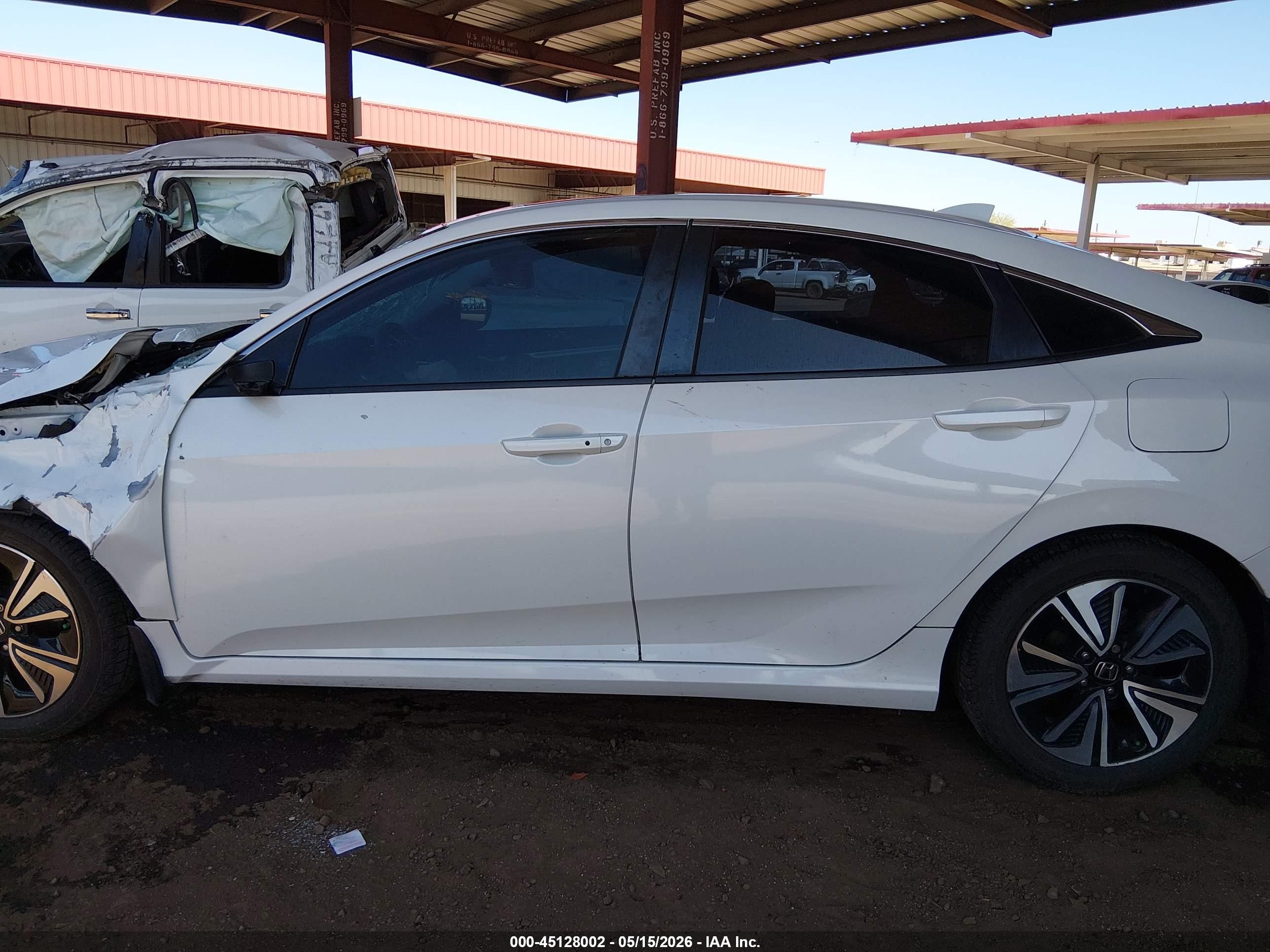 2017 Honda Civic Ex-t Белый vin: 19XFC1F31HE007227