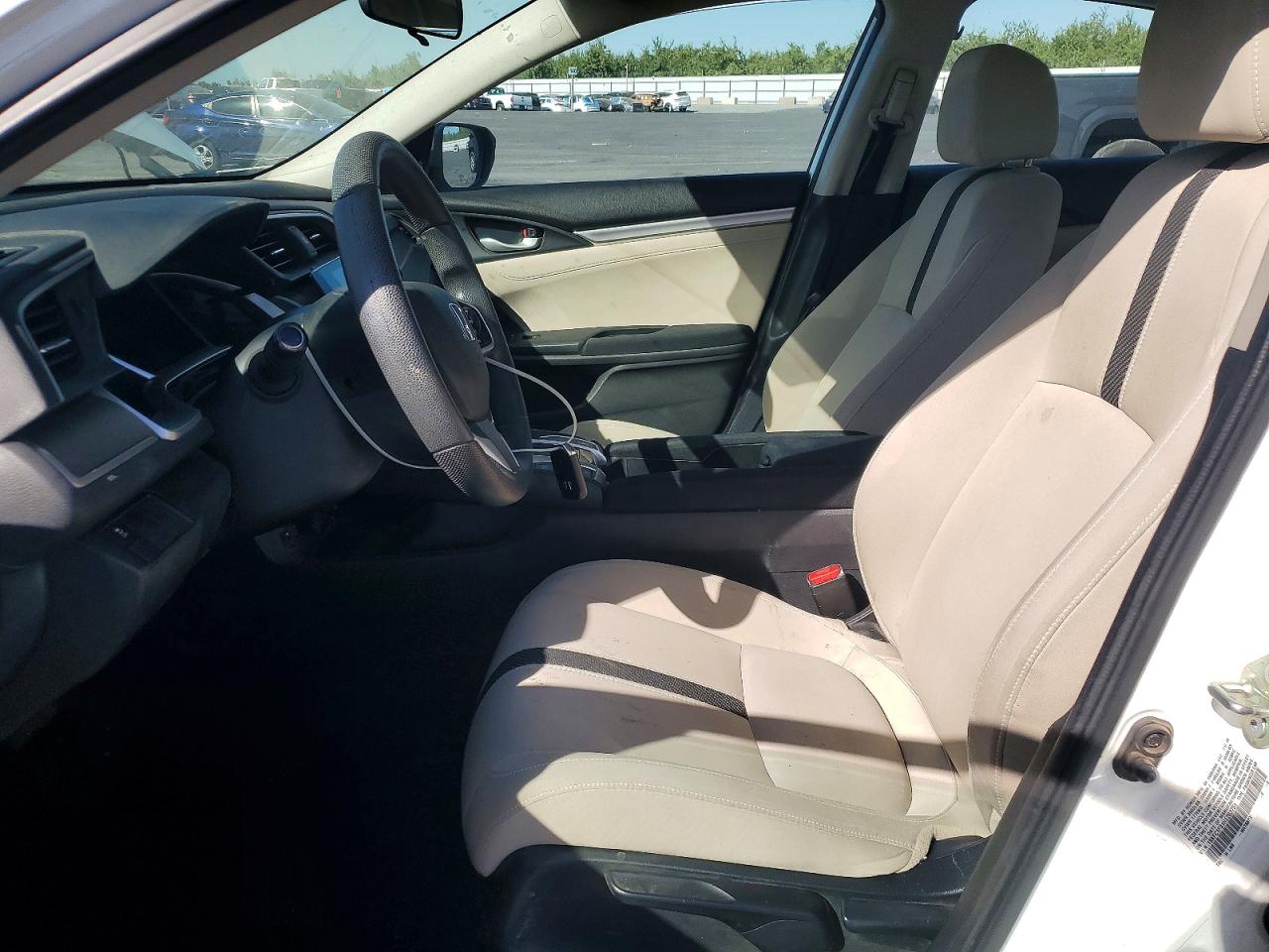2017 Honda Civic Ex White vin: 19XFC1F31HE203751