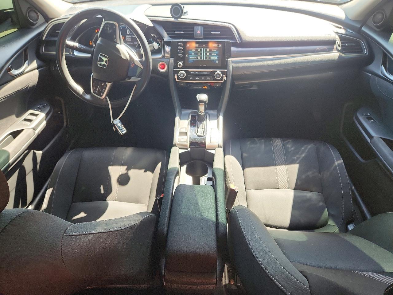 2020 Honda Civic Ex White vin: 19XFC1F31LE004224