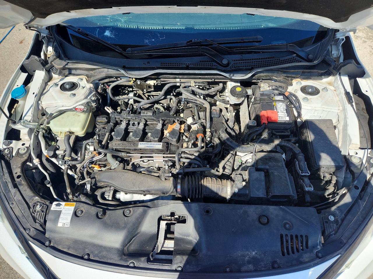 2020 Honda Civic Ex White vin: 19XFC1F31LE004224