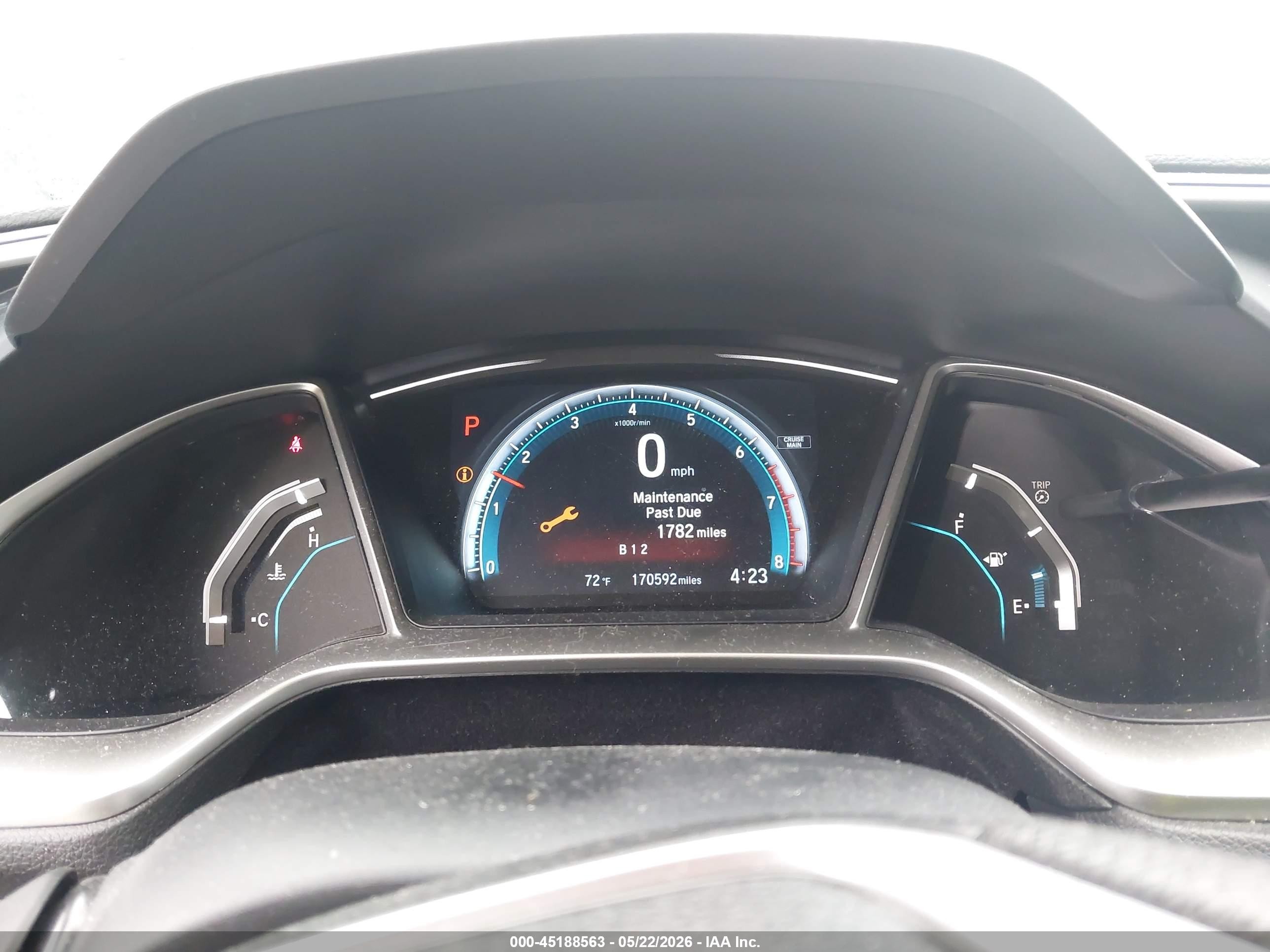 2016 Honda Civic Ex-t Gray vin: 19XFC1F32GE013794