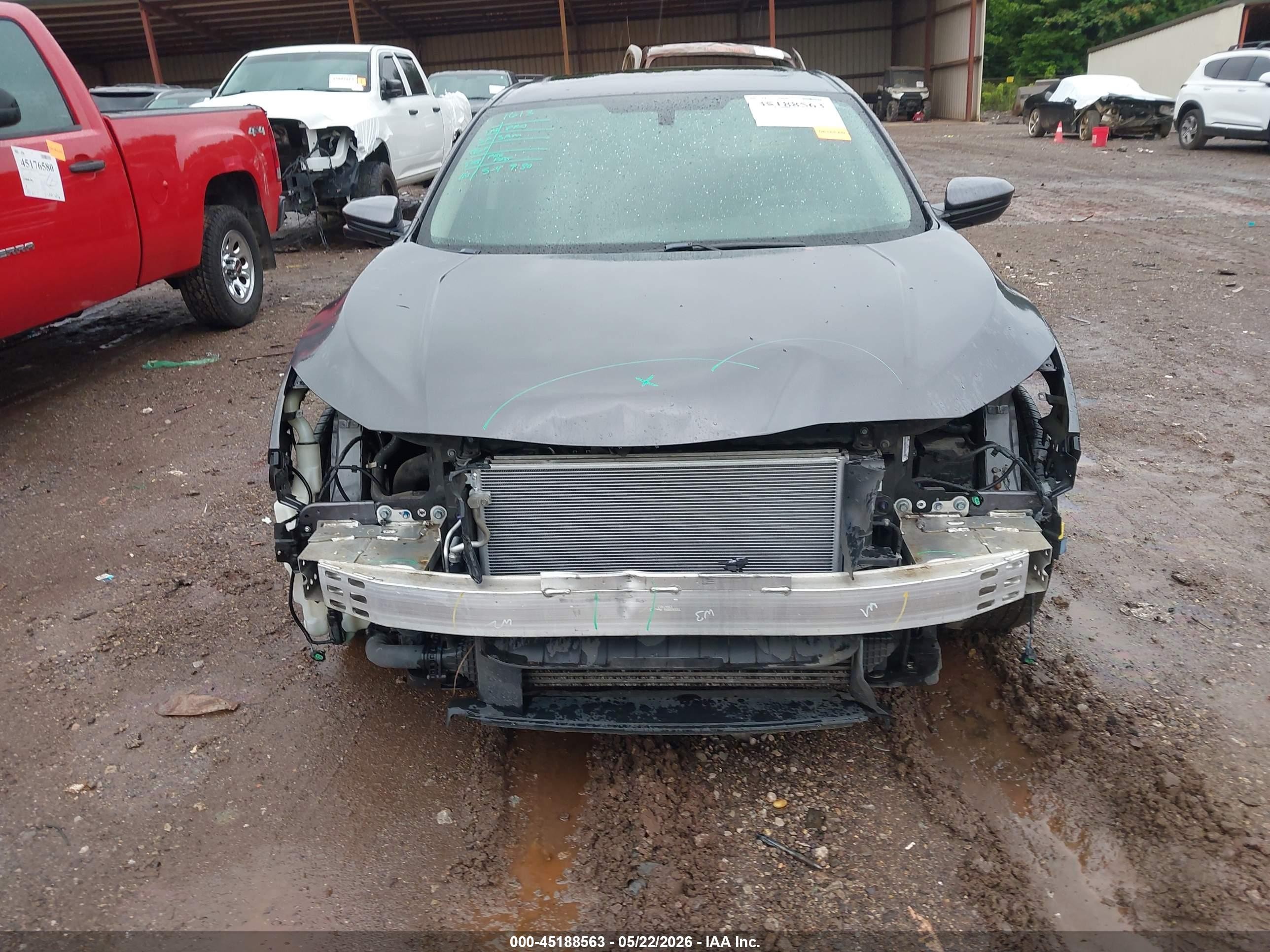 2016 Honda Civic Ex-t Gray vin: 19XFC1F32GE013794