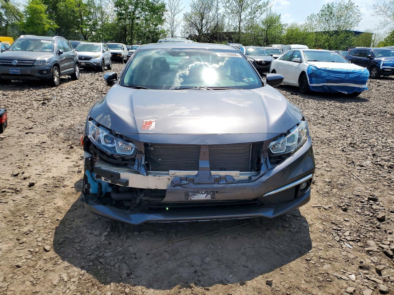2019 Honda Civic Ex Silver vin: 19XFC1F32KE209131