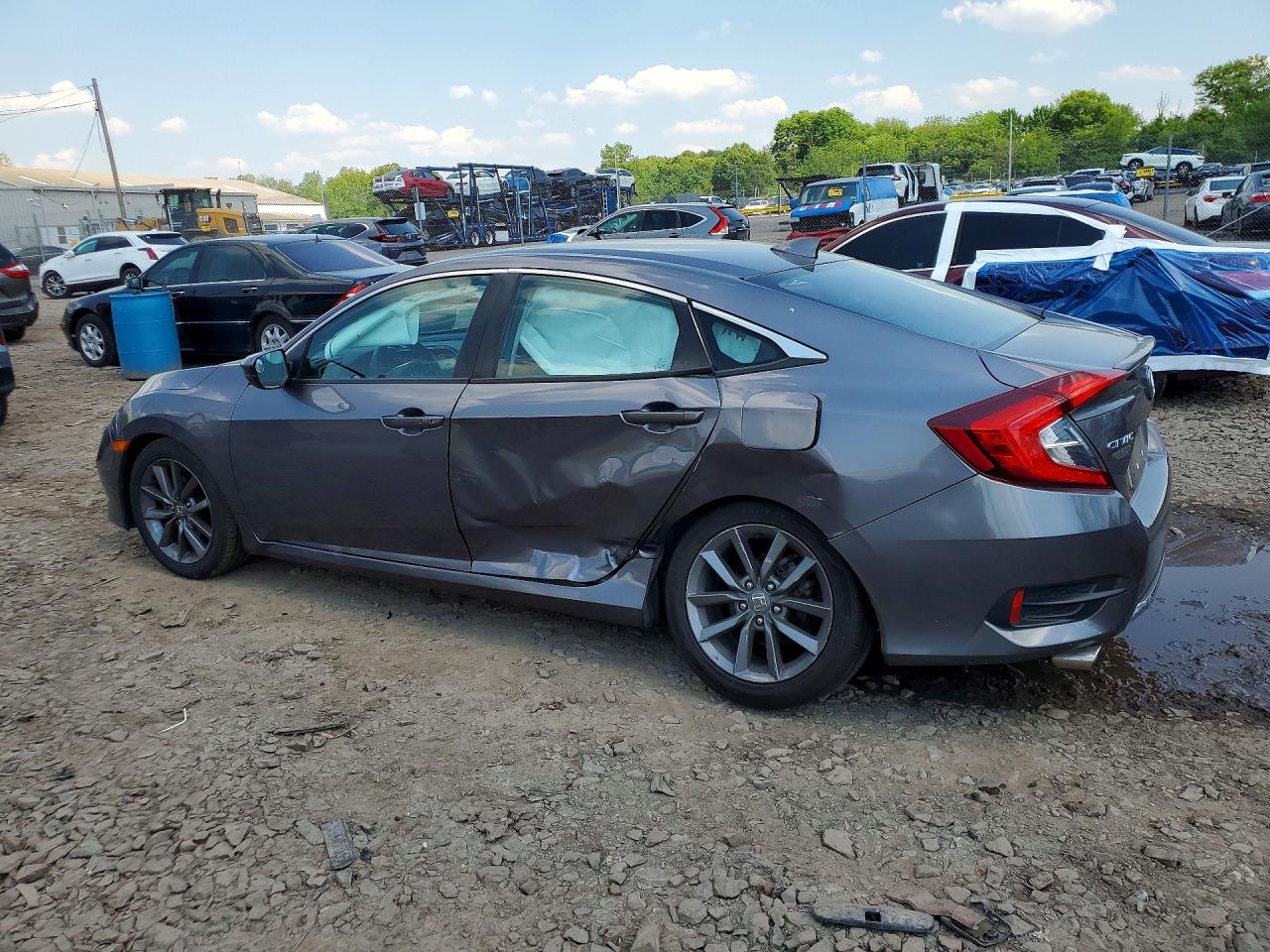 2019 Honda Civic Ex Silver vin: 19XFC1F32KE209131