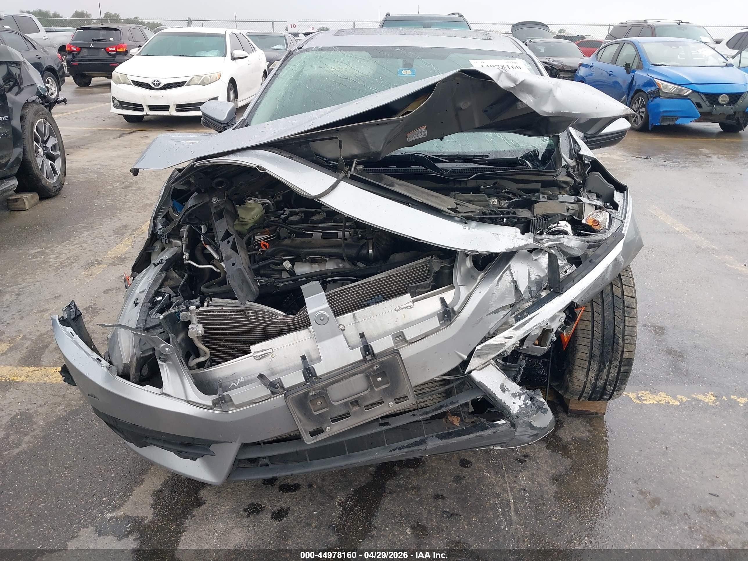 2016 Honda Civic Ex-t Gray vin: 19XFC1F33GE017840