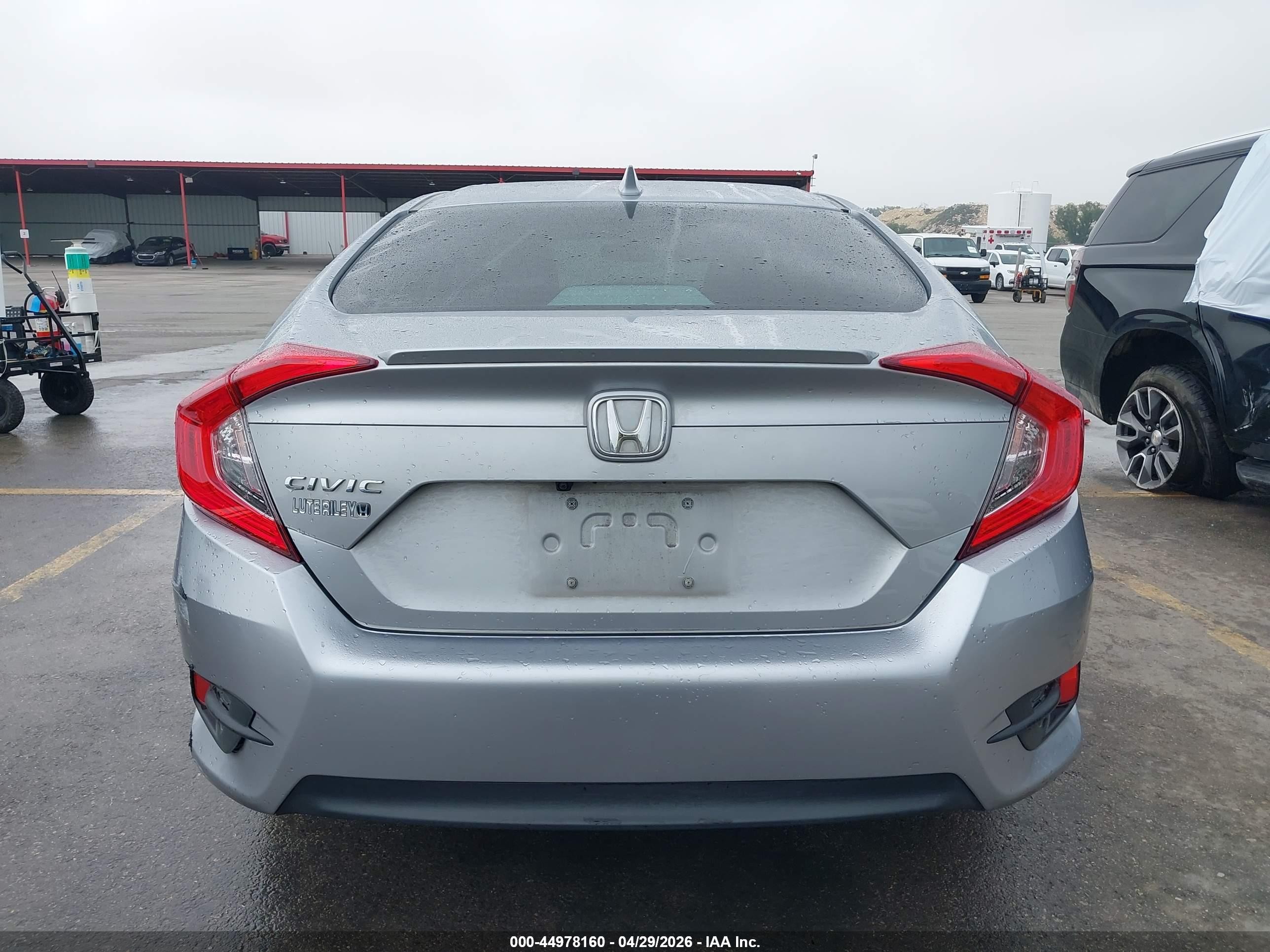 2016 Honda Civic Ex-t Gray vin: 19XFC1F33GE017840