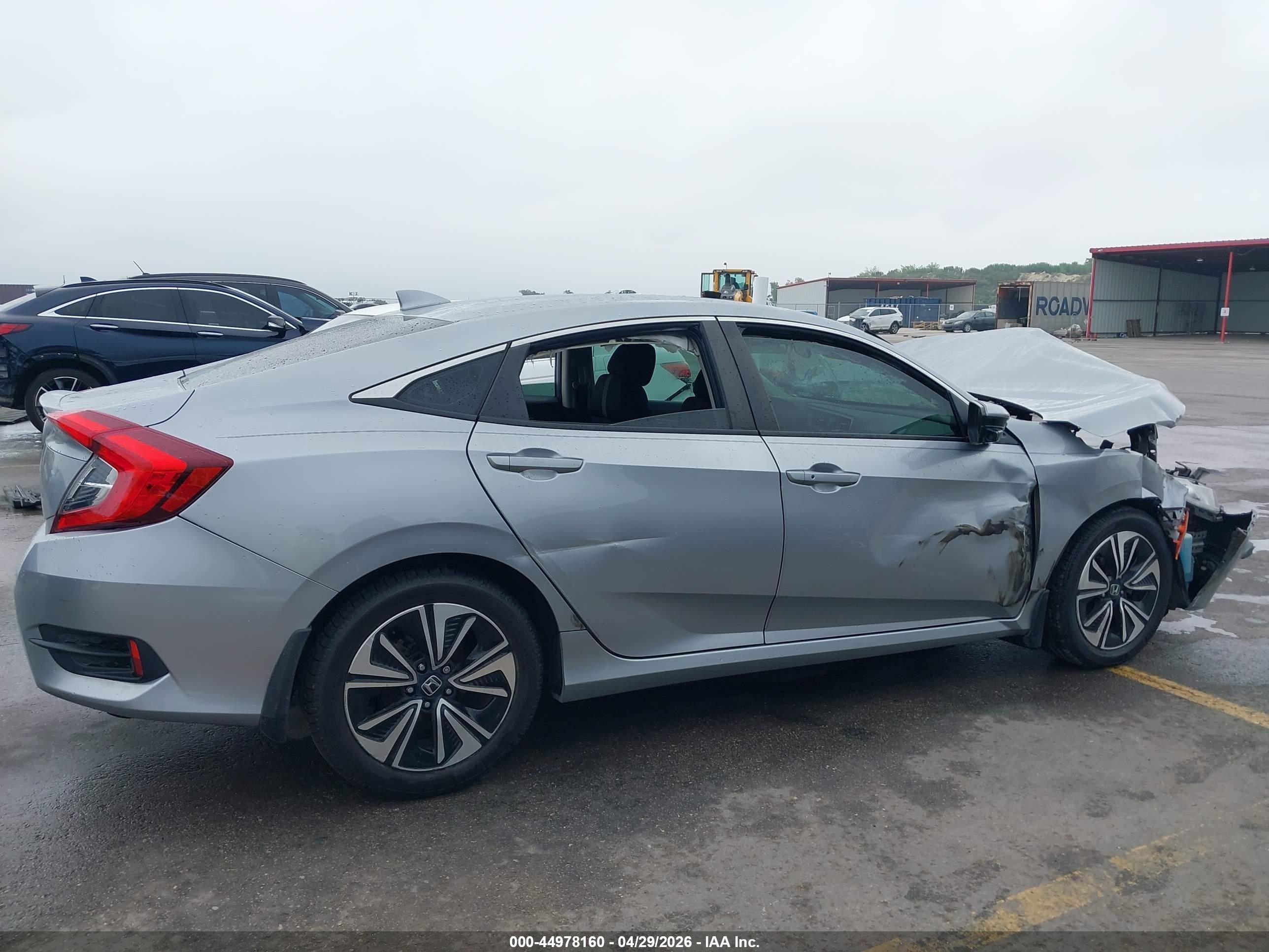 2016 Honda Civic Ex-t Gray vin: 19XFC1F33GE017840