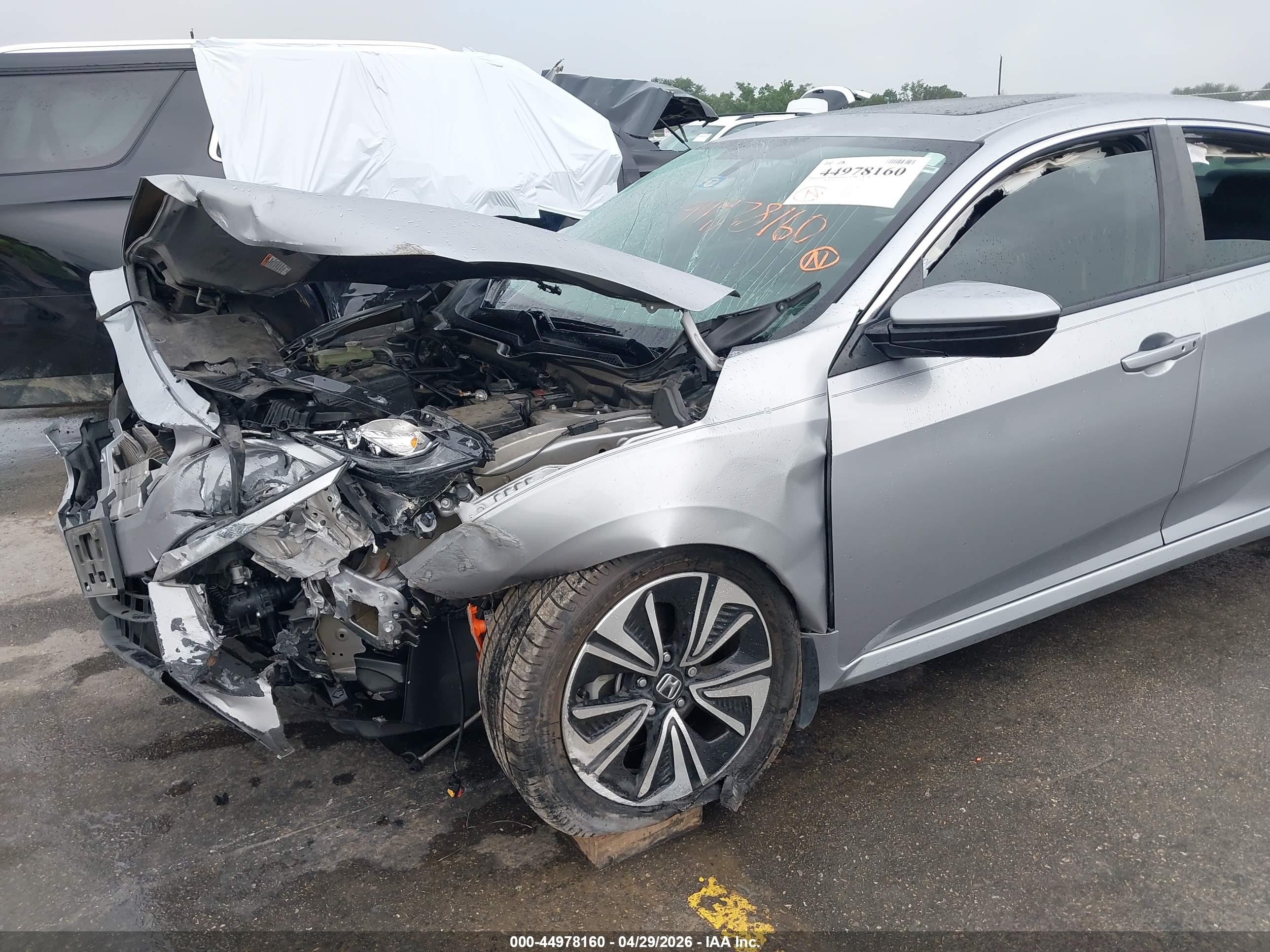 2016 Honda Civic Ex-t Gray vin: 19XFC1F33GE017840