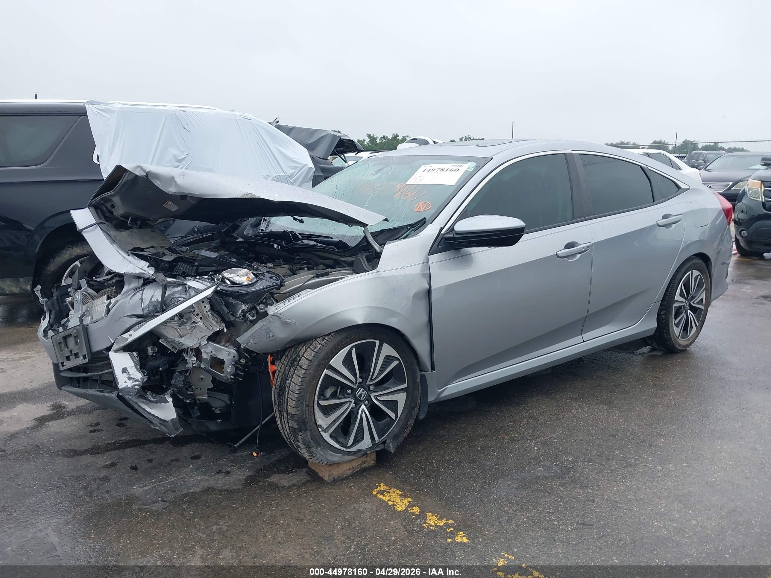 2016 Honda Civic Ex-t Gray vin: 19XFC1F33GE017840