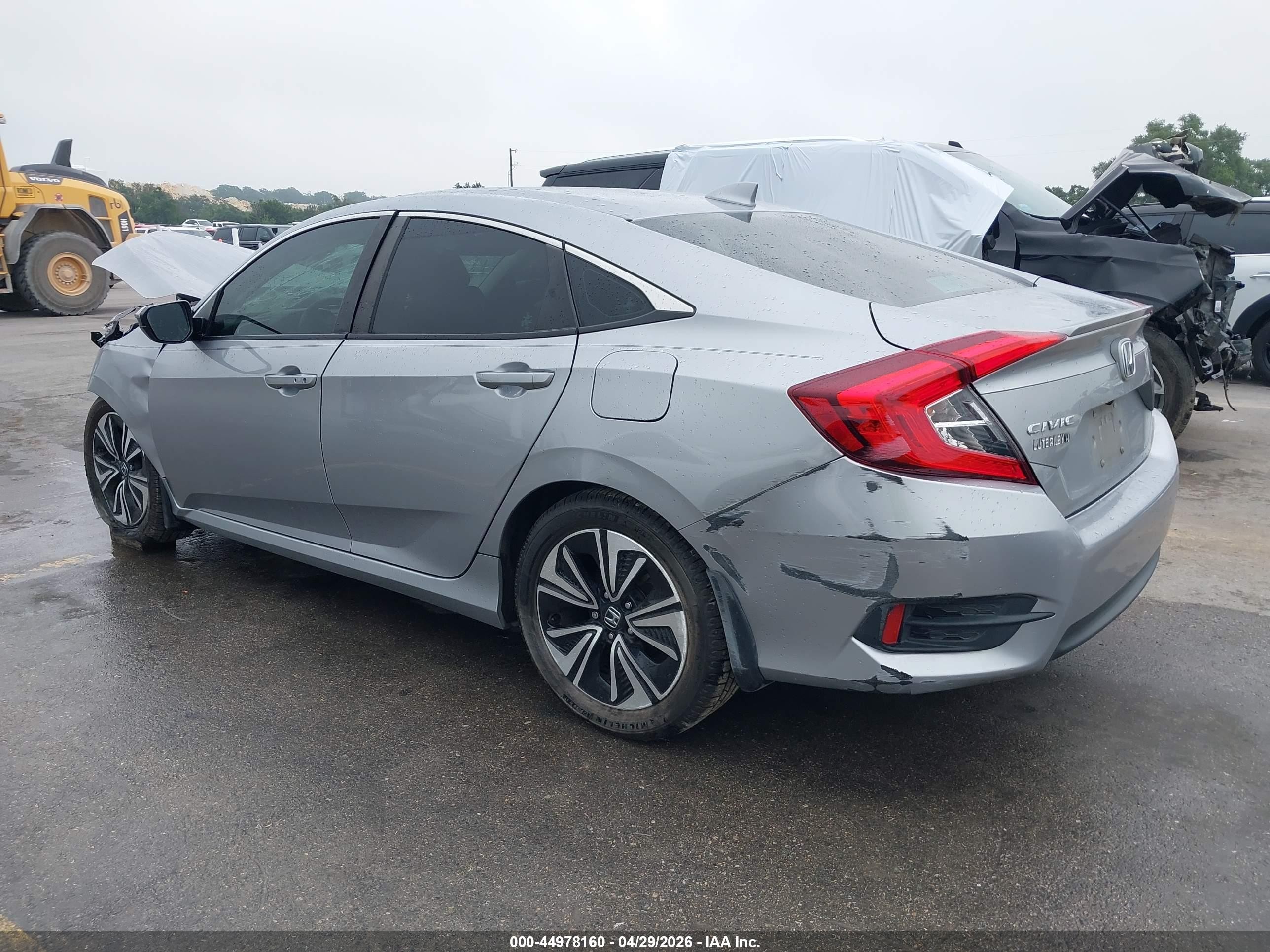 2016 Honda Civic Ex-t Gray vin: 19XFC1F33GE017840