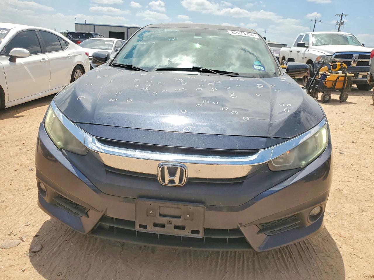 2016 Honda Civic Ex Gray vin: 19XFC1F34GE008662