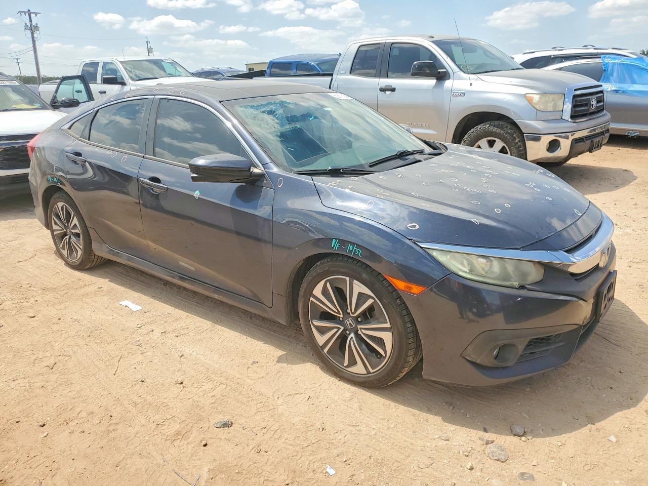 2016 Honda Civic Ex Gray vin: 19XFC1F34GE008662