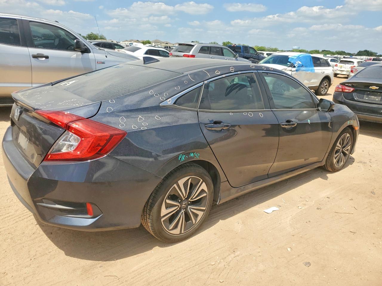 2016 Honda Civic Ex Gray vin: 19XFC1F34GE008662