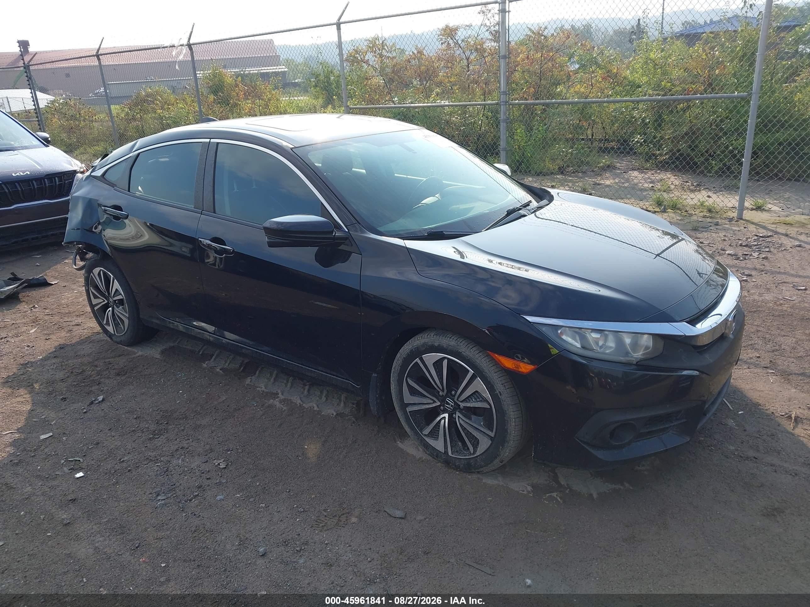 2016 Honda Civic Ex-t Black vin: 19XFC1F34GE026465