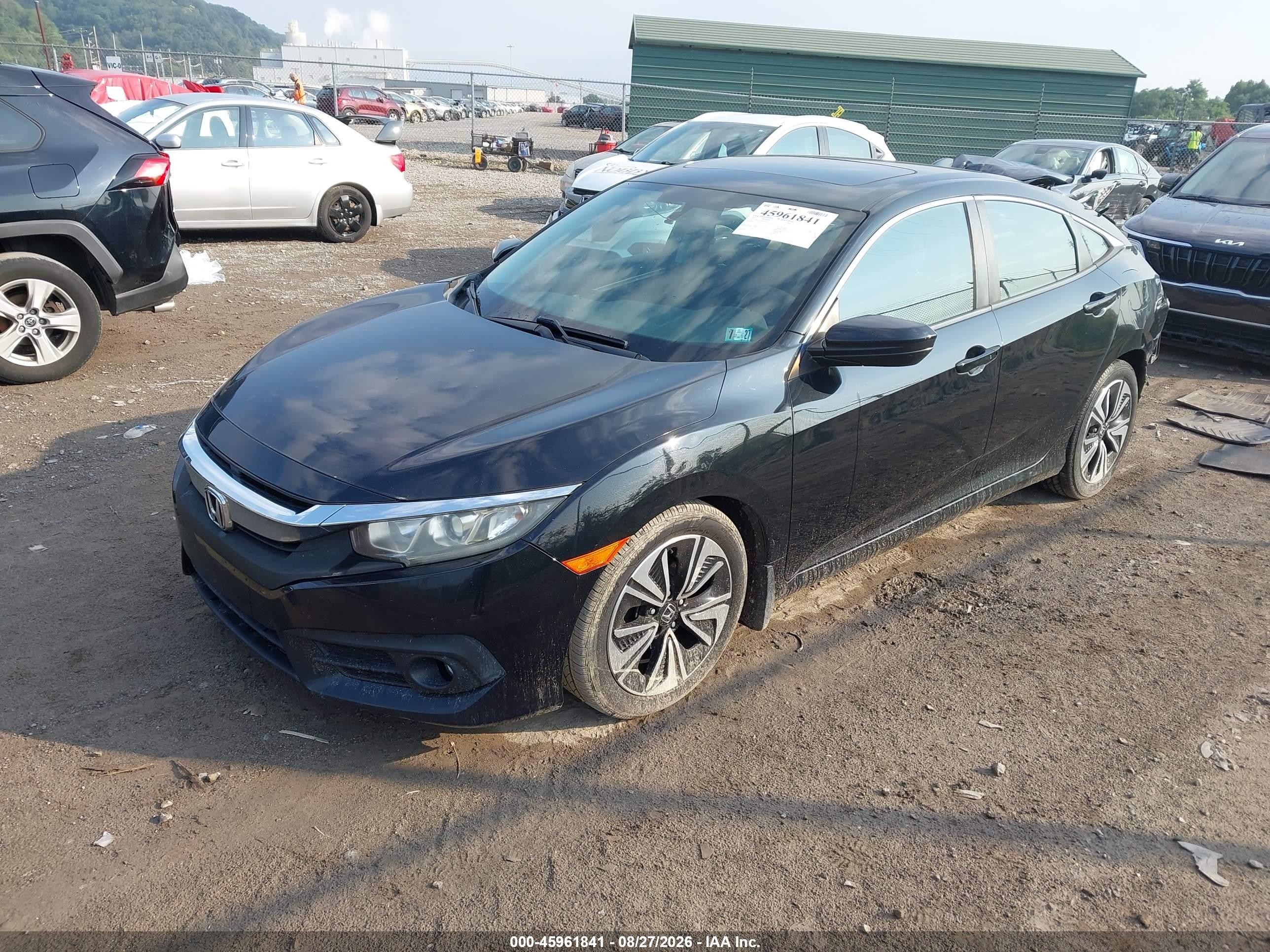 2016 Honda Civic Ex-t Black vin: 19XFC1F34GE026465