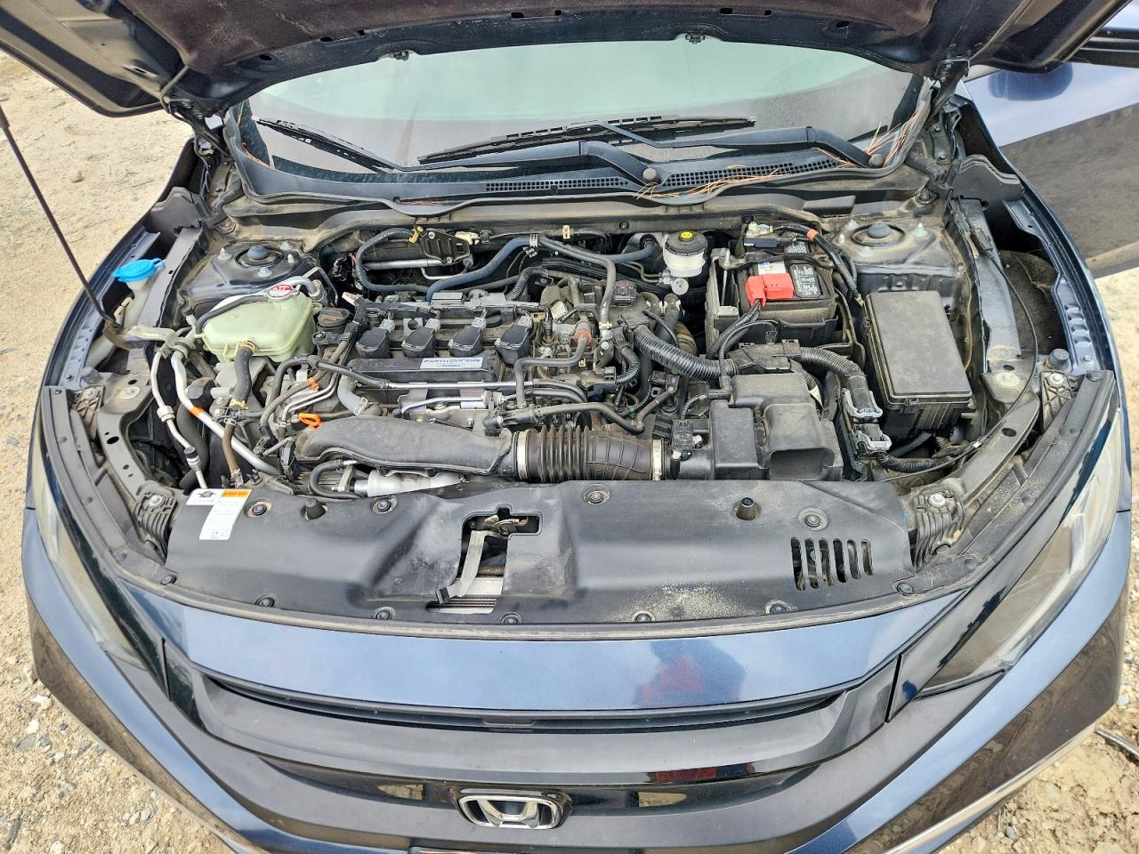 2019 Honda Civic Ex Blue vin: 19XFC1F34KE019850