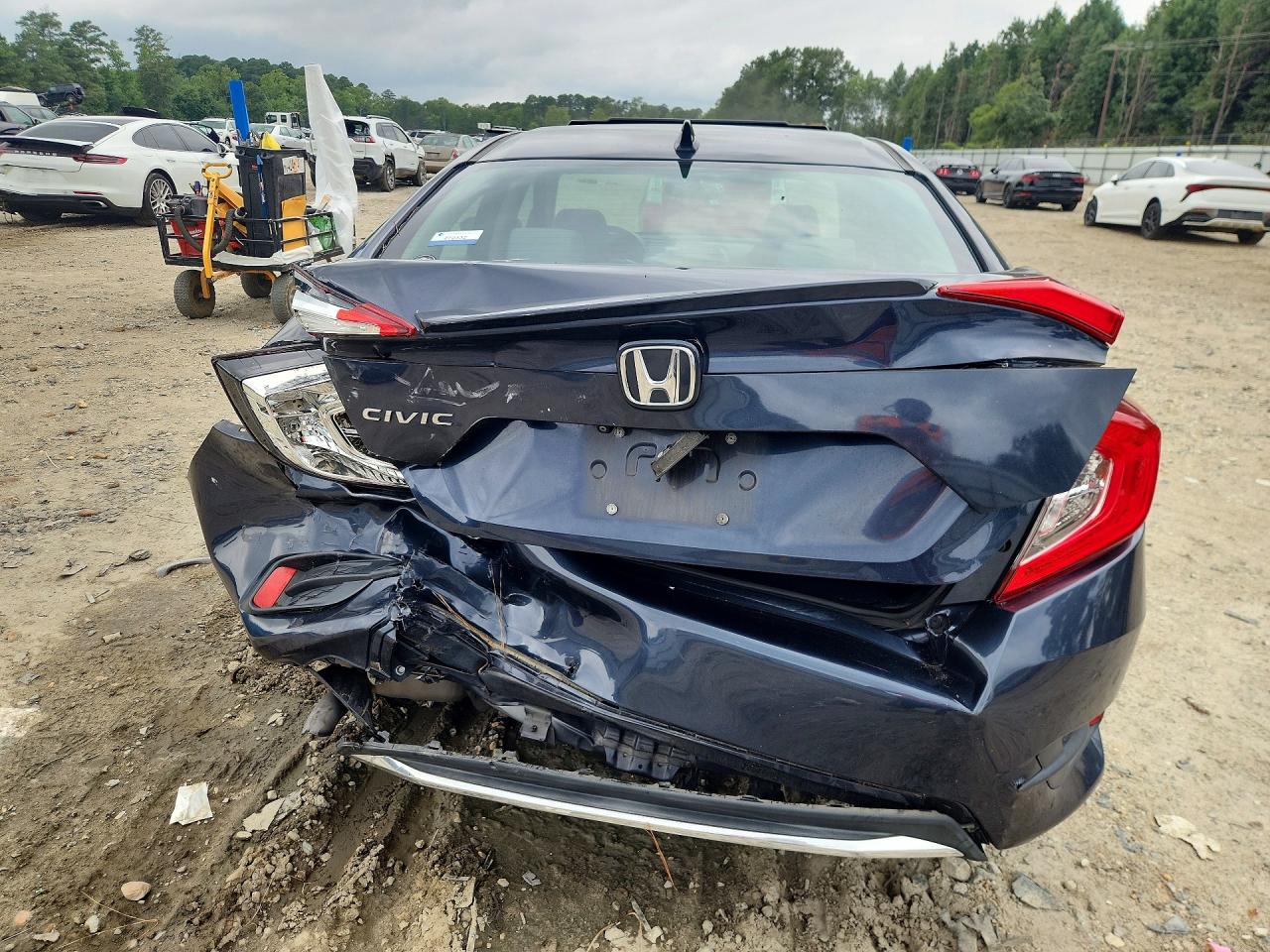 2019 Honda Civic Ex Blue vin: 19XFC1F34KE019850