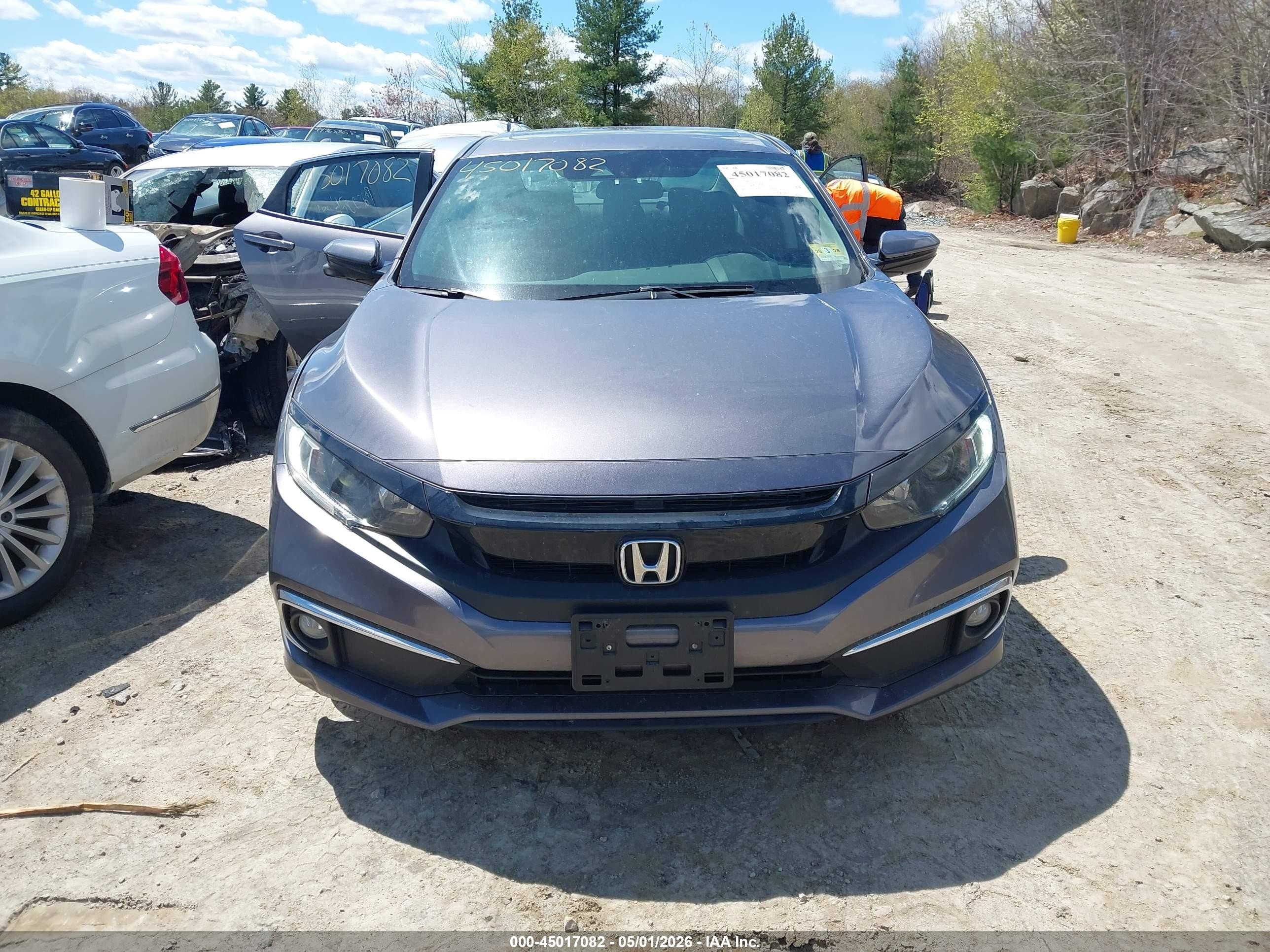 2021 Honda Civic Ex Gray vin: 19XFC1F34ME202264