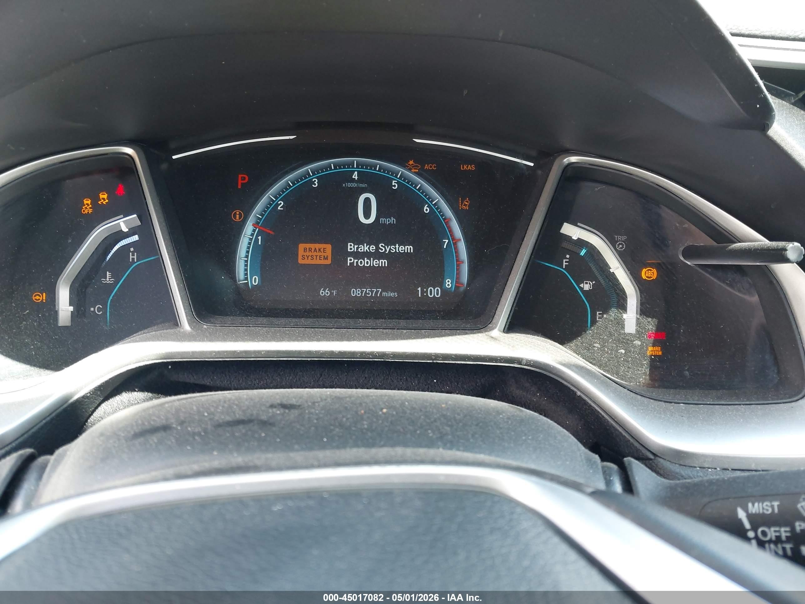 2021 Honda Civic Ex Gray vin: 19XFC1F34ME202264