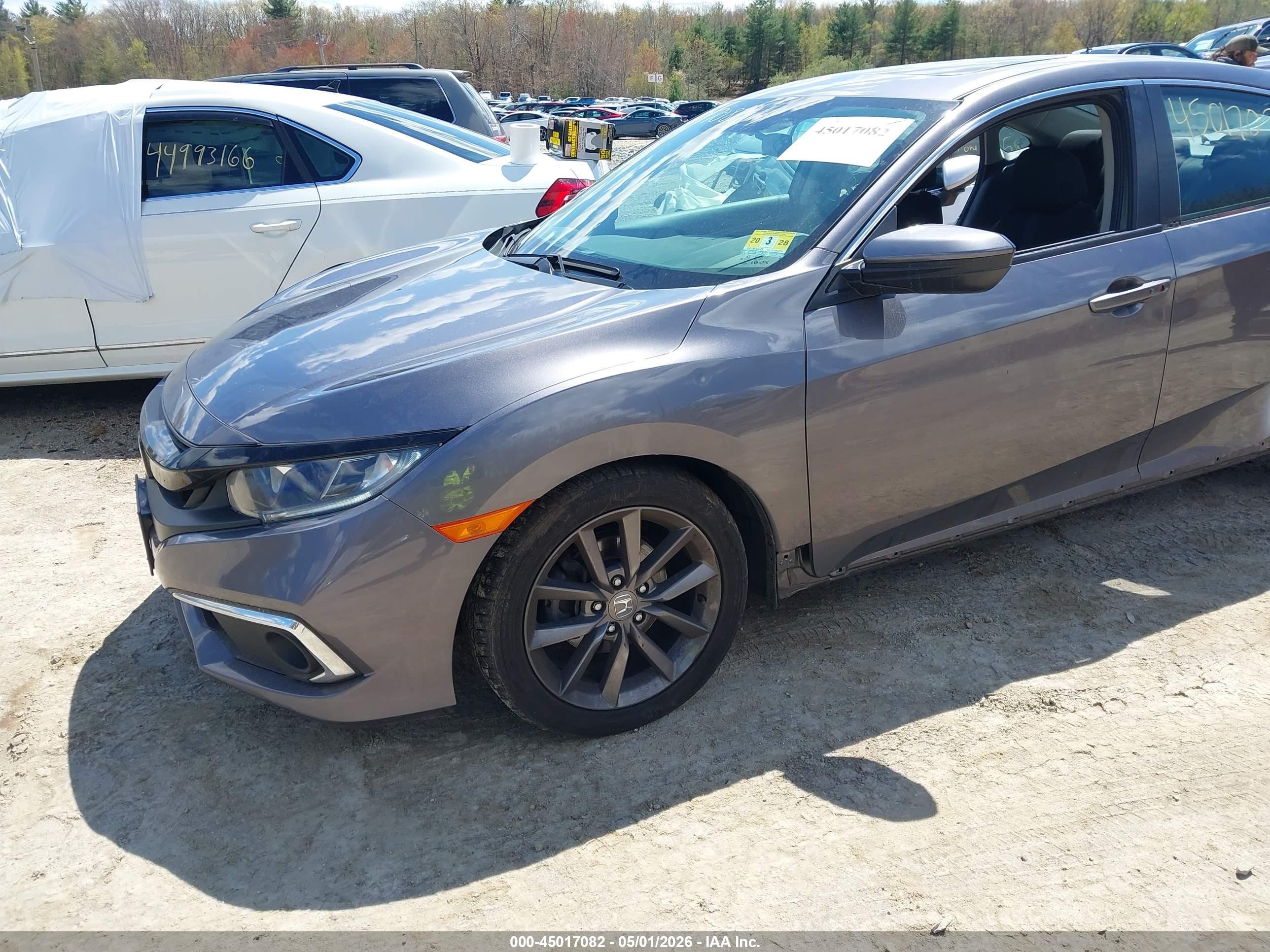 2021 Honda Civic Ex Gray vin: 19XFC1F34ME202264