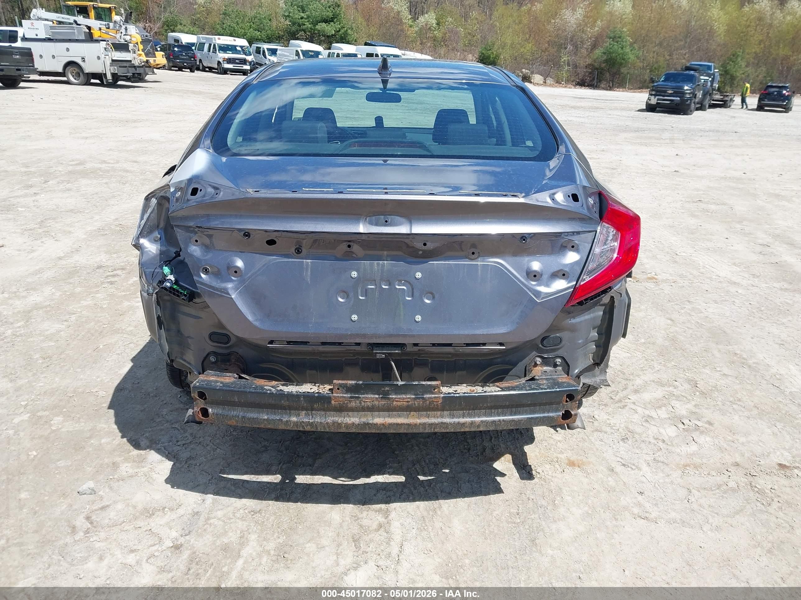 2021 Honda Civic Ex Gray vin: 19XFC1F34ME202264