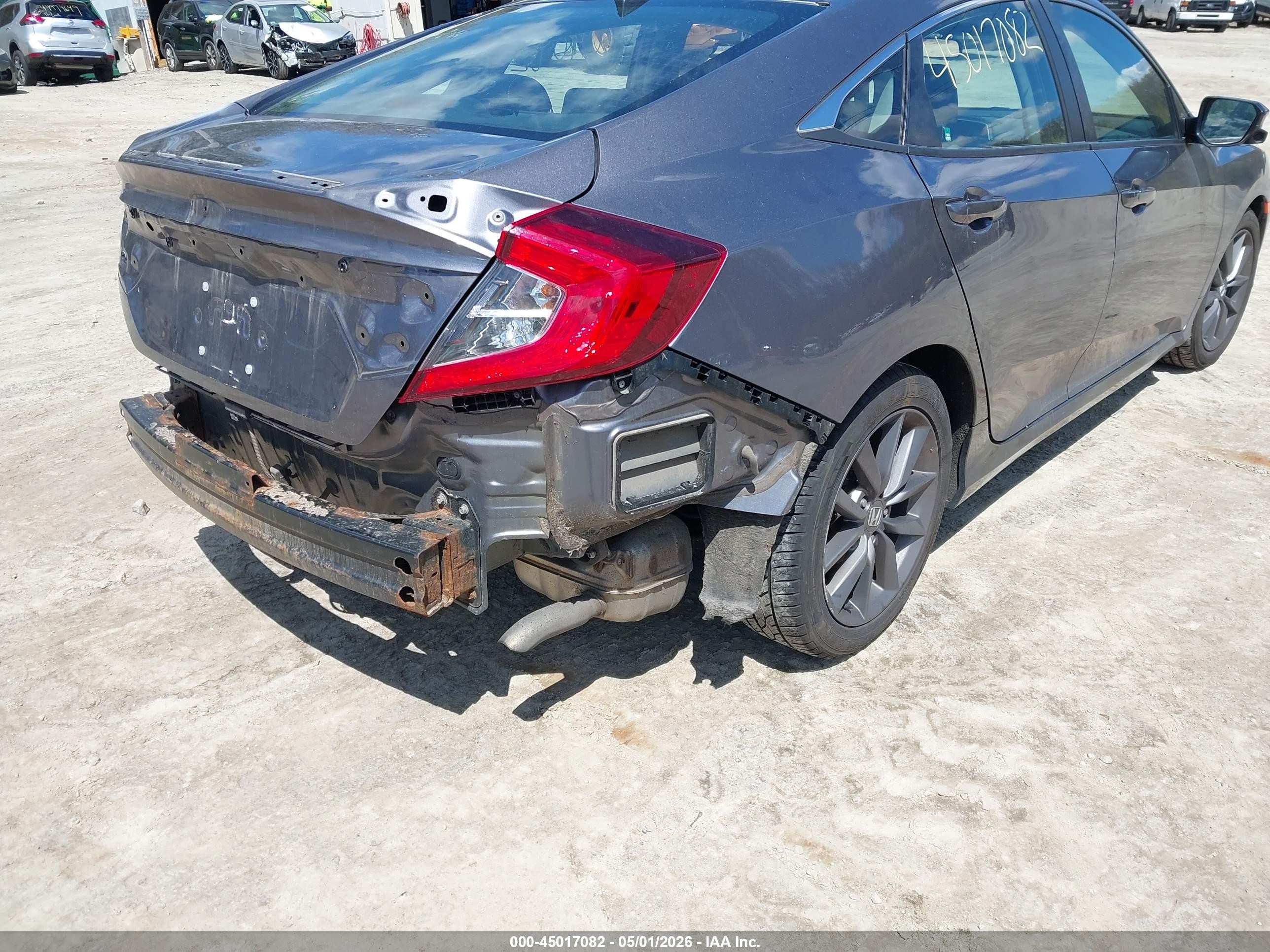 2021 Honda Civic Ex Gray vin: 19XFC1F34ME202264