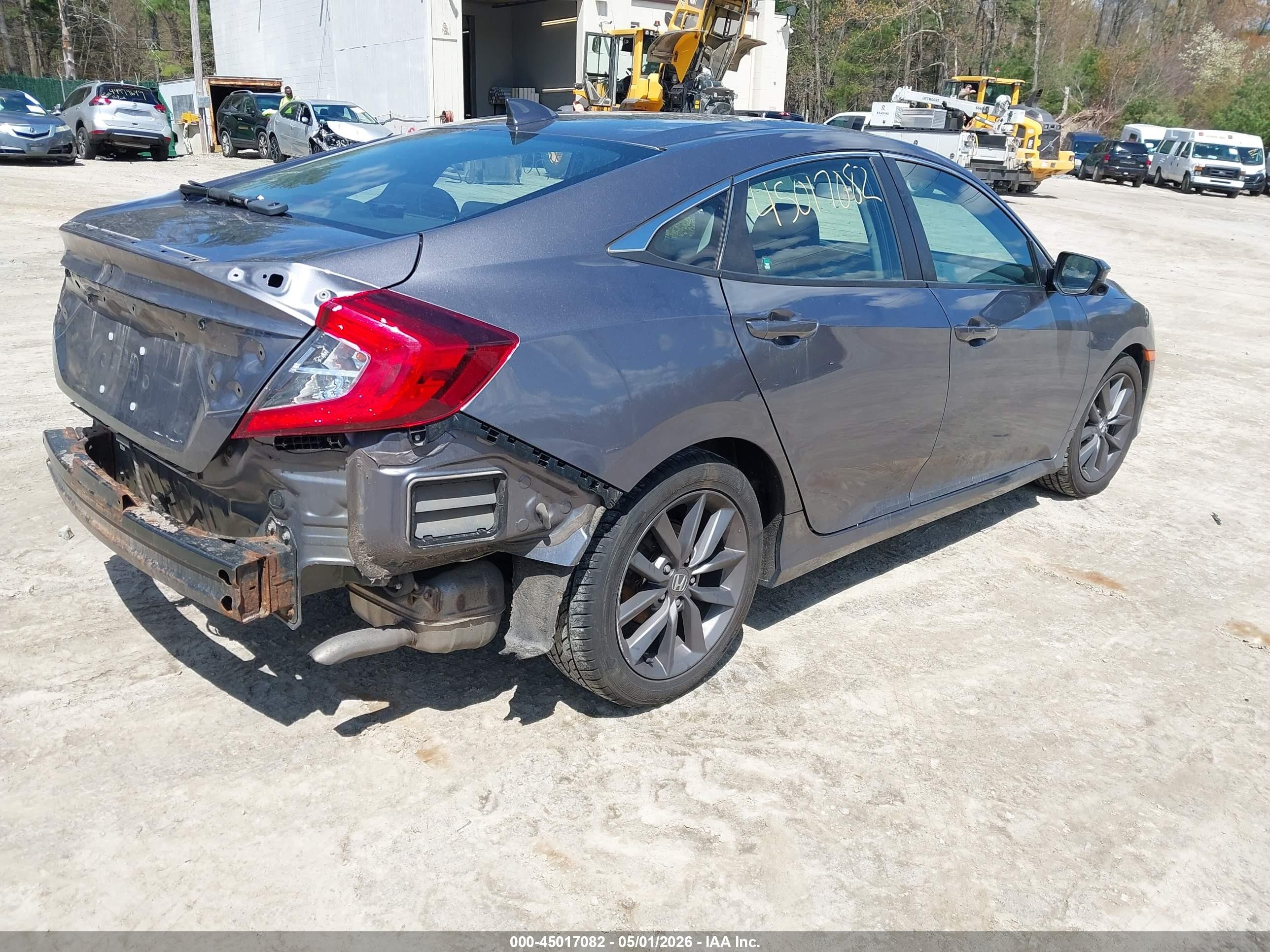 2021 Honda Civic Ex Gray vin: 19XFC1F34ME202264