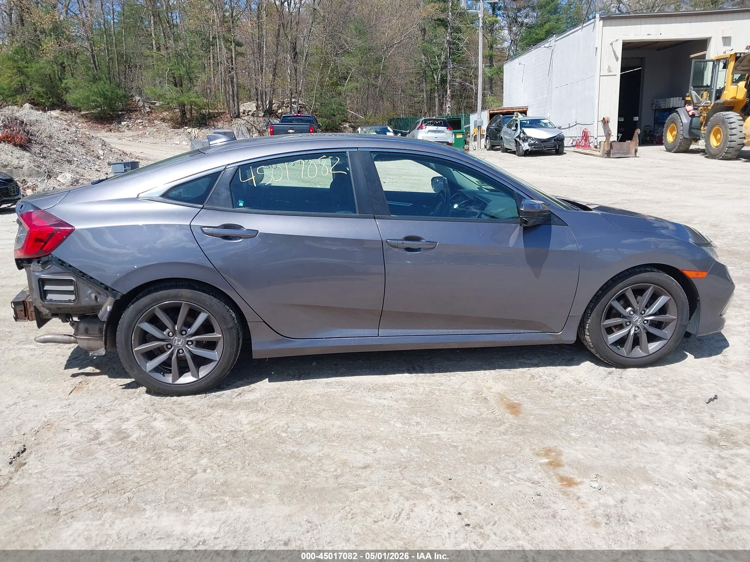 2021 Honda Civic Ex Gray vin: 19XFC1F34ME202264