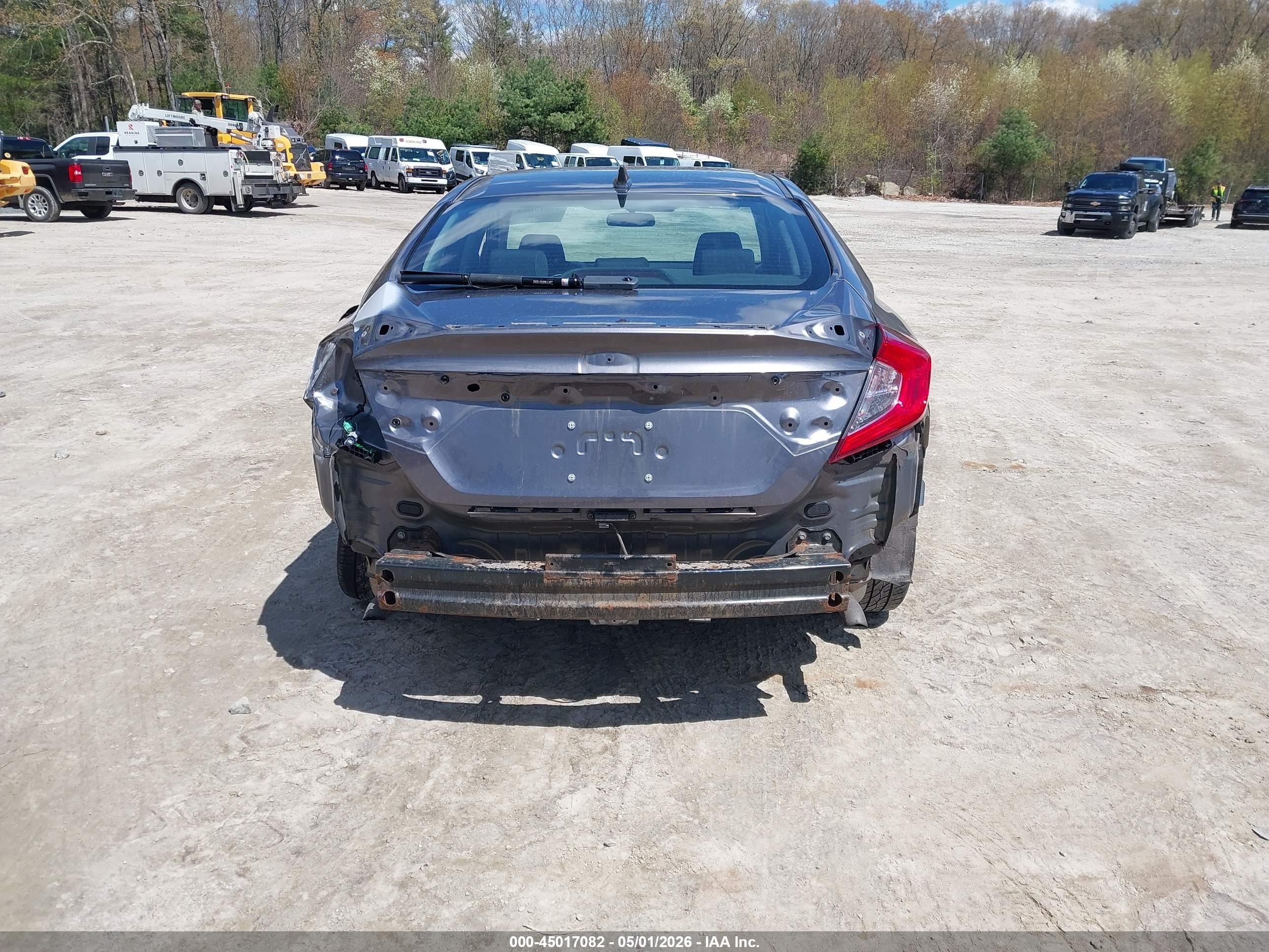2021 Honda Civic Ex Gray vin: 19XFC1F34ME202264