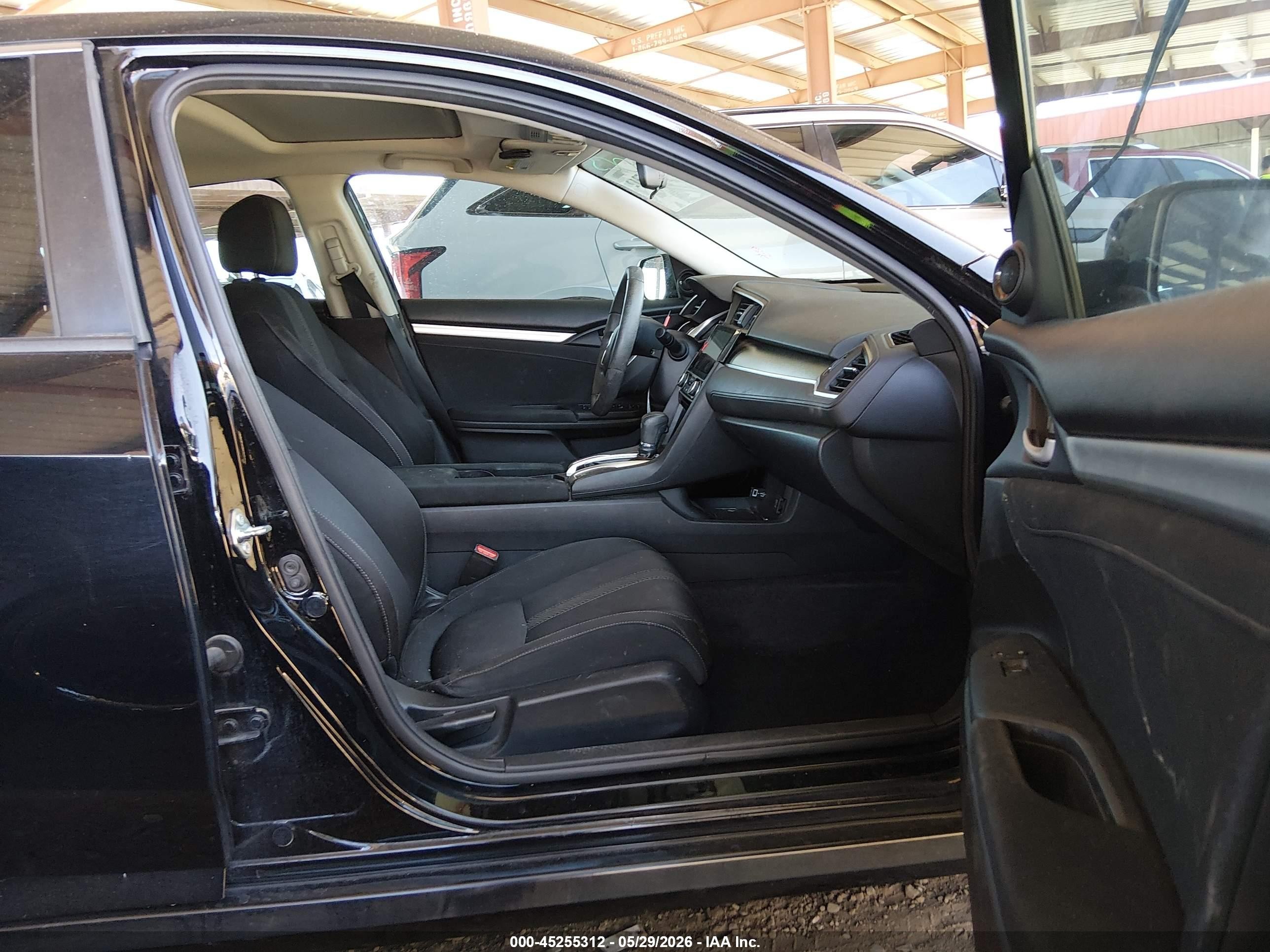 2016 Honda Civic Ex-t Black vin: 19XFC1F35GE016396