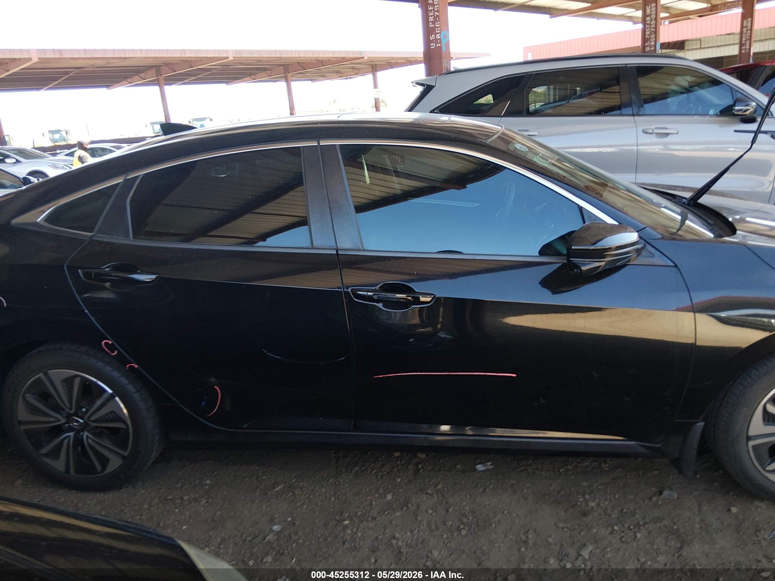 2016 Honda Civic Ex-t Black vin: 19XFC1F35GE016396