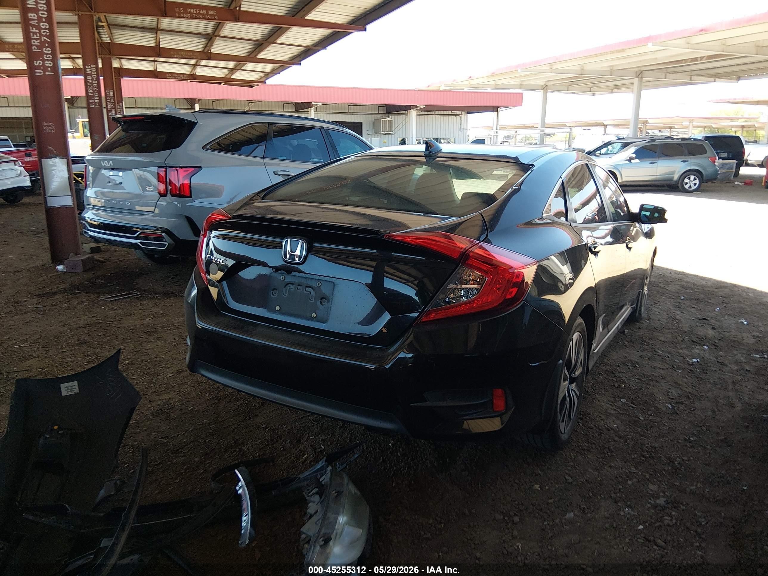 2016 Honda Civic Ex-t Black vin: 19XFC1F35GE016396