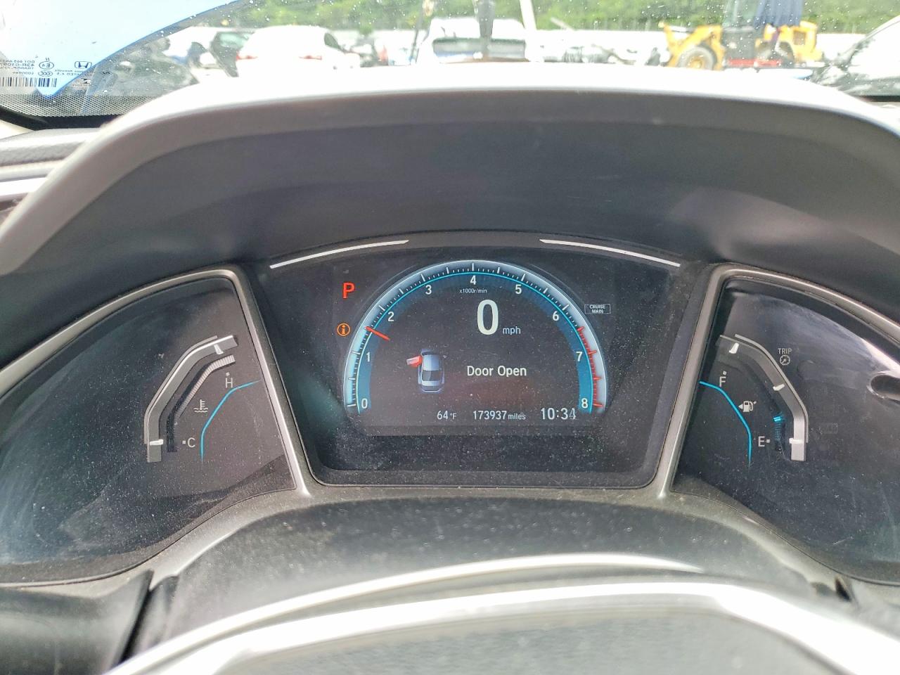 2017 Honda Civic Ex Blue vin: 19XFC1F35HE203543