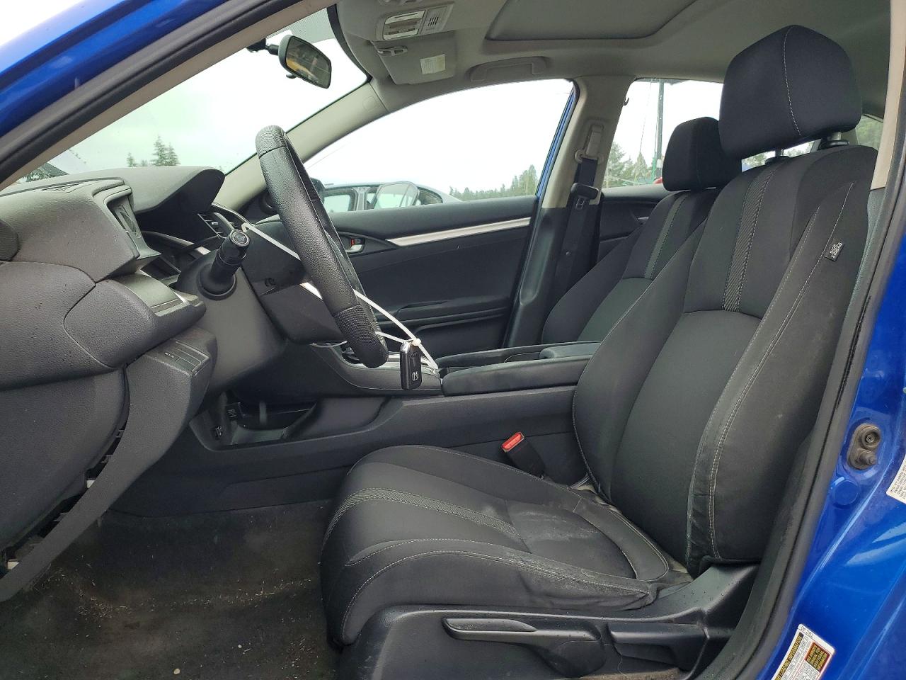 2017 Honda Civic Ex Blue vin: 19XFC1F35HE203543
