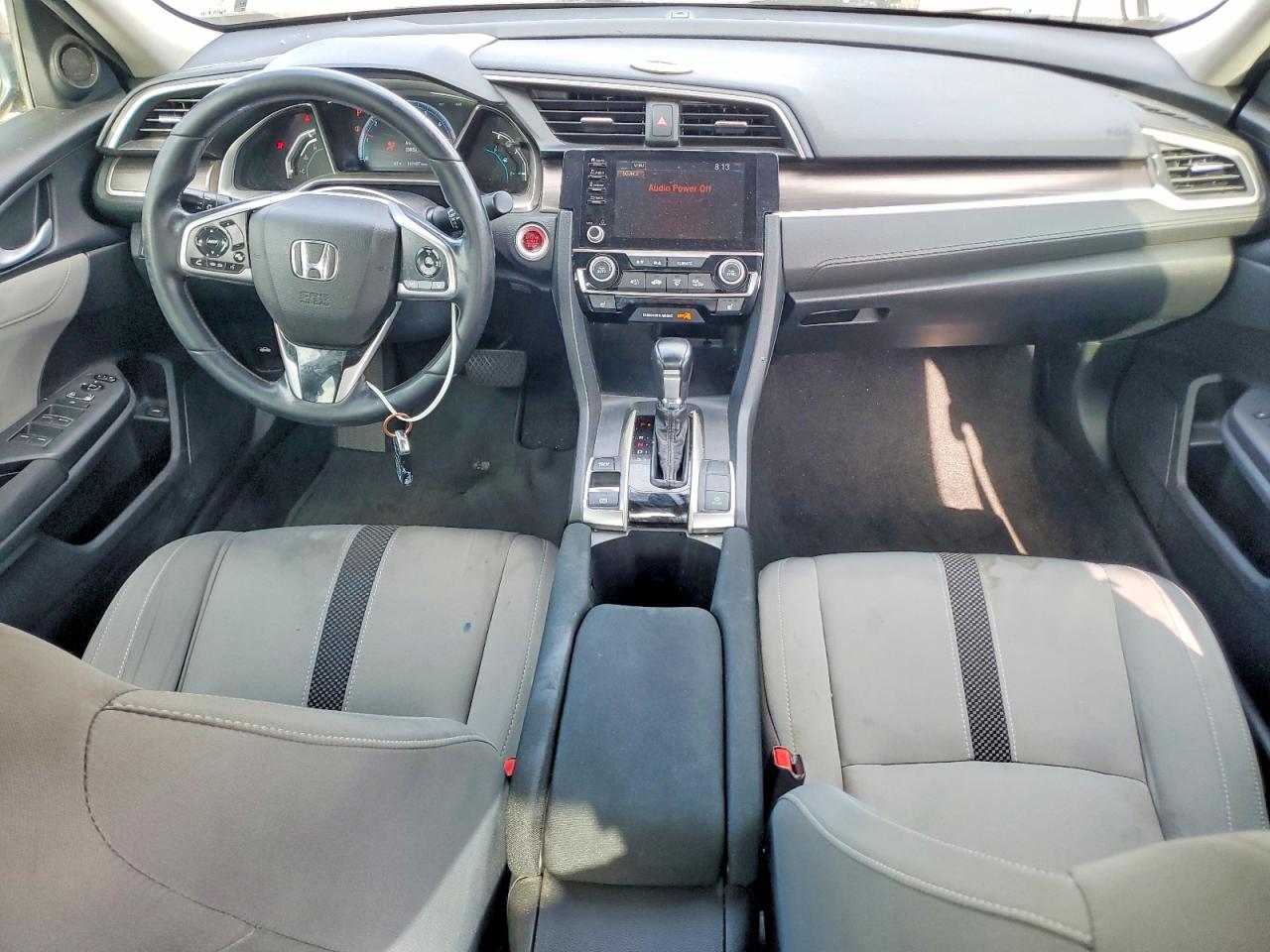 2019 Honda Civic Ex Gray vin: 19XFC1F35KE018092
