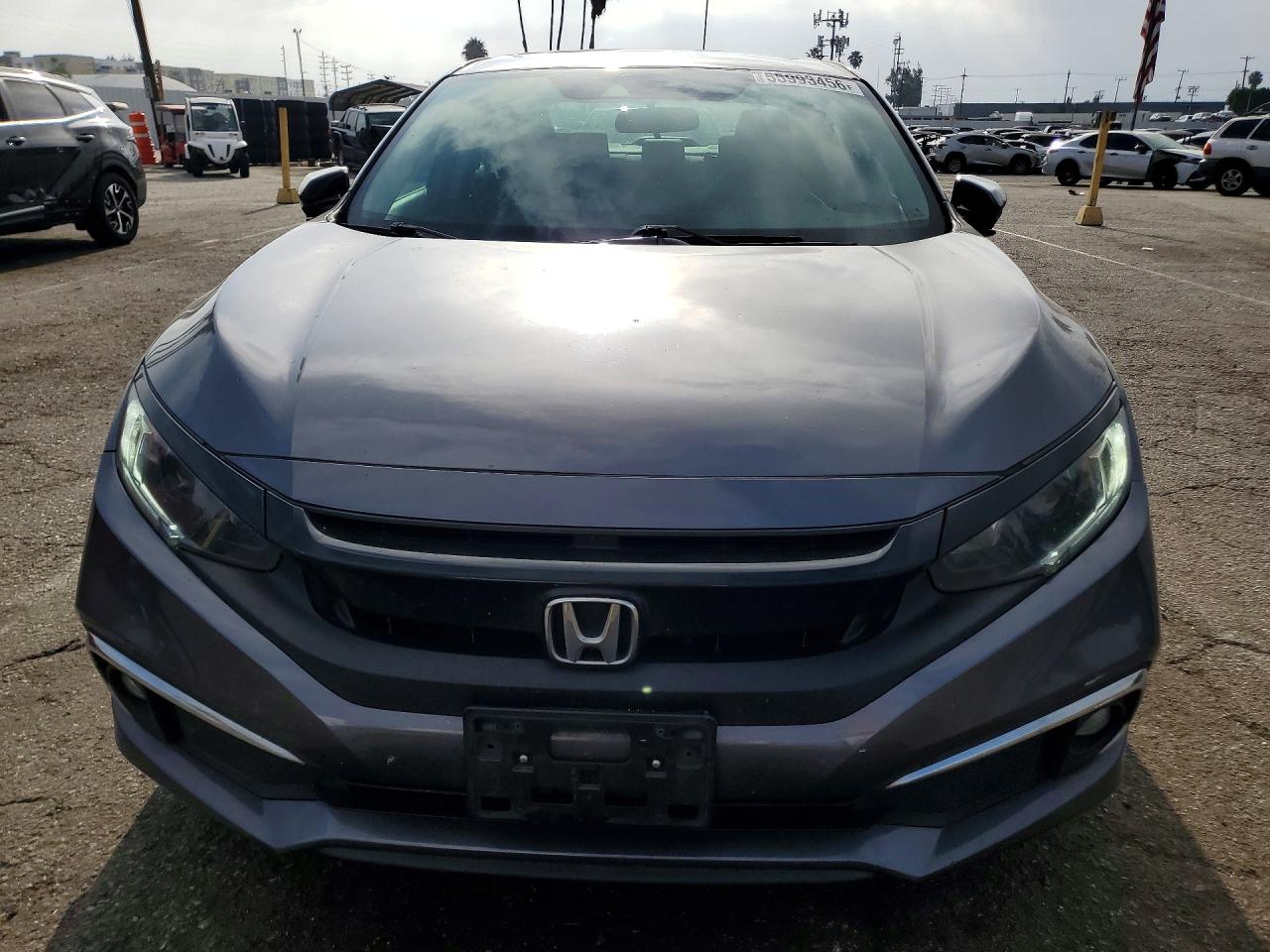 2019 Honda Civic Ex Gray vin: 19XFC1F35KE018092
