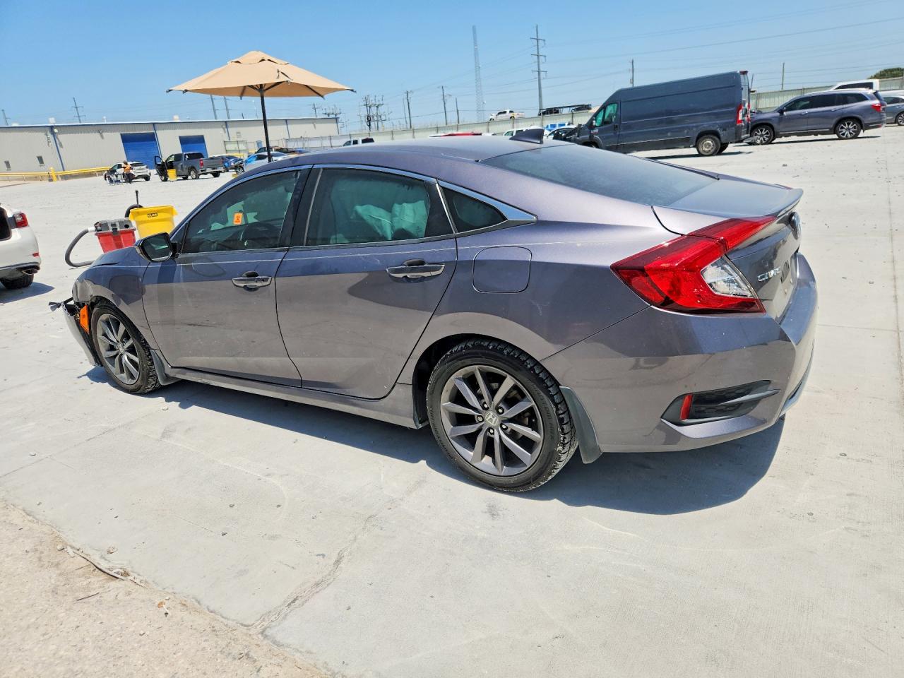 2020 Honda Civic Ex Gray vin: 19XFC1F35LE004162