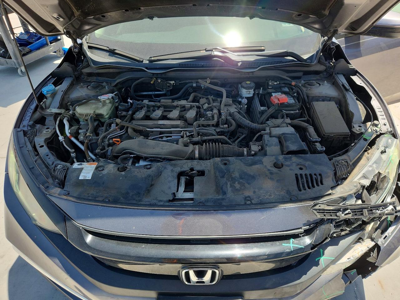 2020 Honda Civic Ex Gray vin: 19XFC1F35LE004162