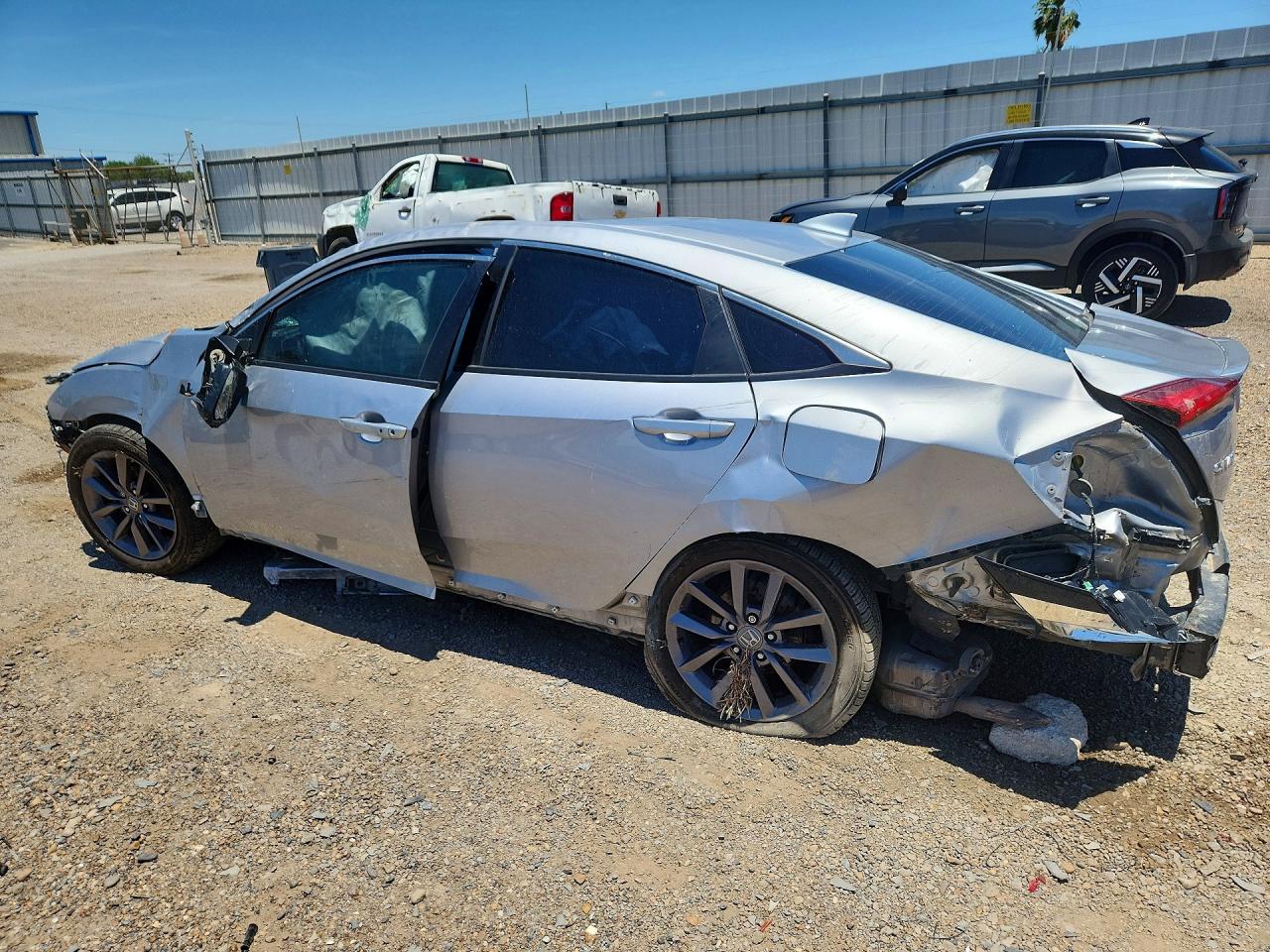 2020 Honda Civic Ex Silver vin: 19XFC1F35LE024525