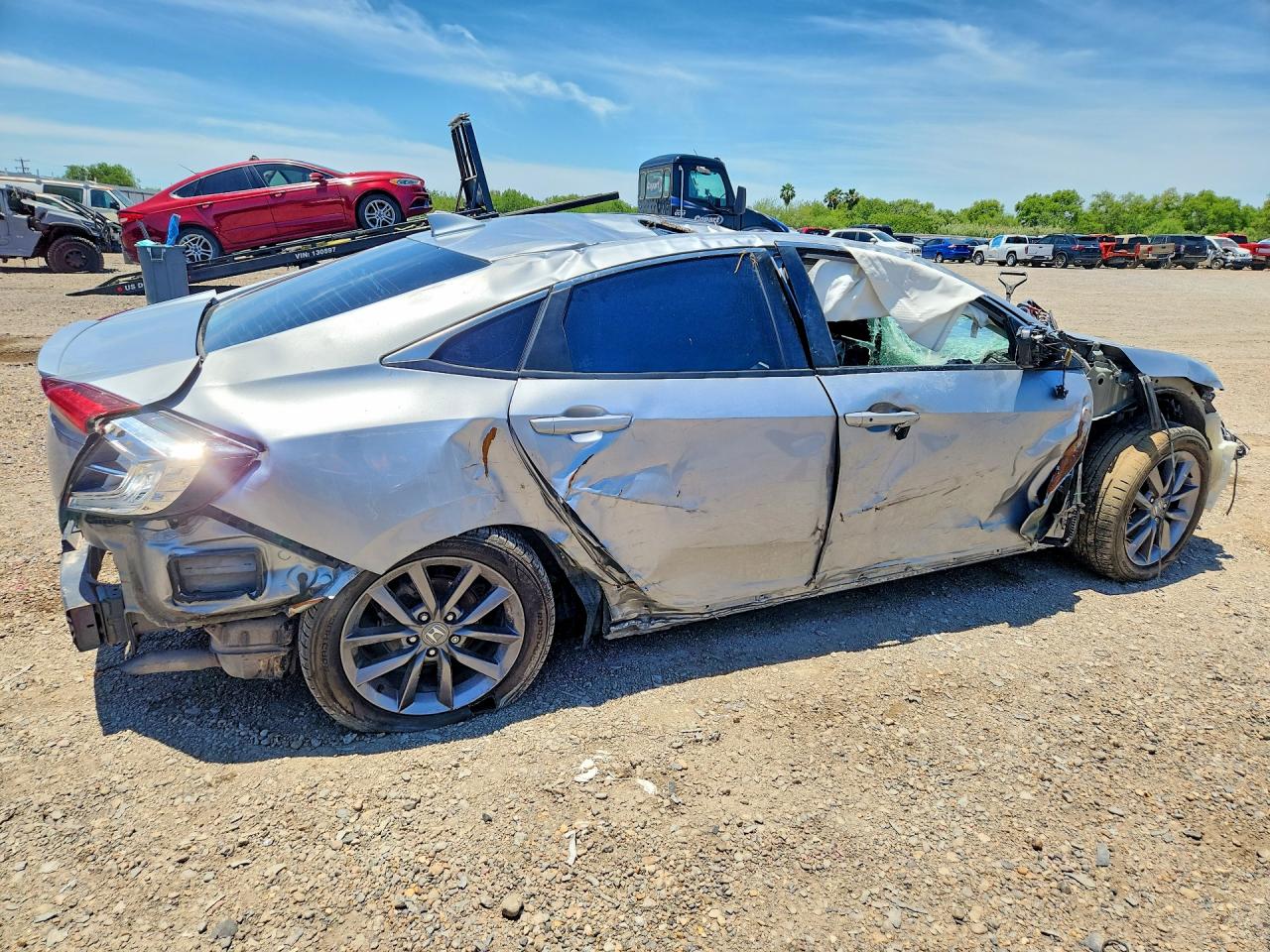 2020 Honda Civic Ex Silver vin: 19XFC1F35LE024525