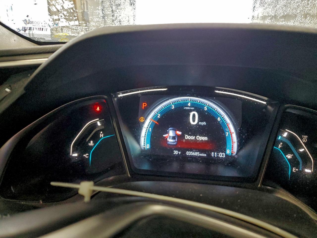 2020 Honda Civic Ex Gray vin: 19XFC1F35LE204586